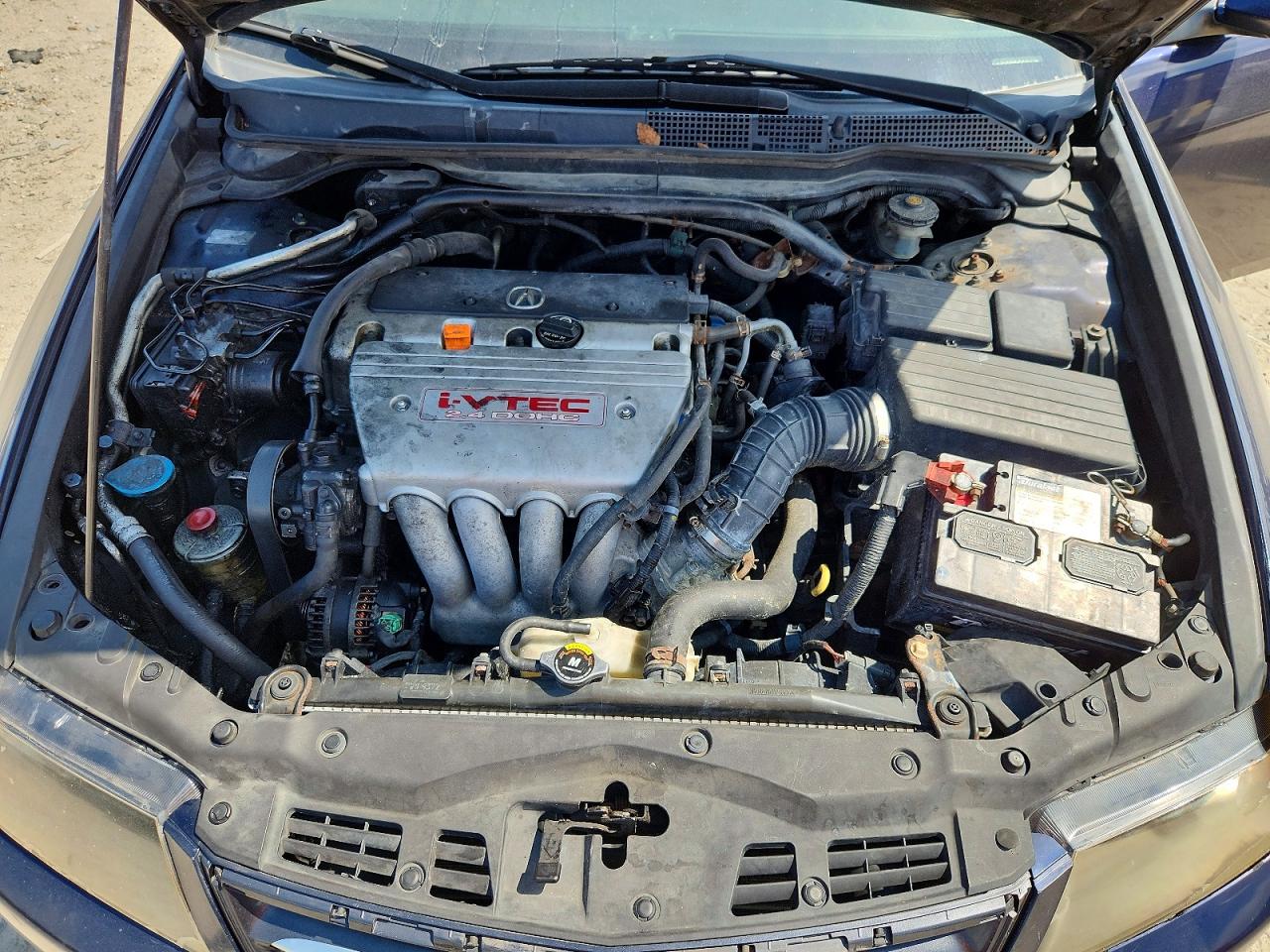 2008 Acura Tsx Синий vin: JH4CL96908C016612