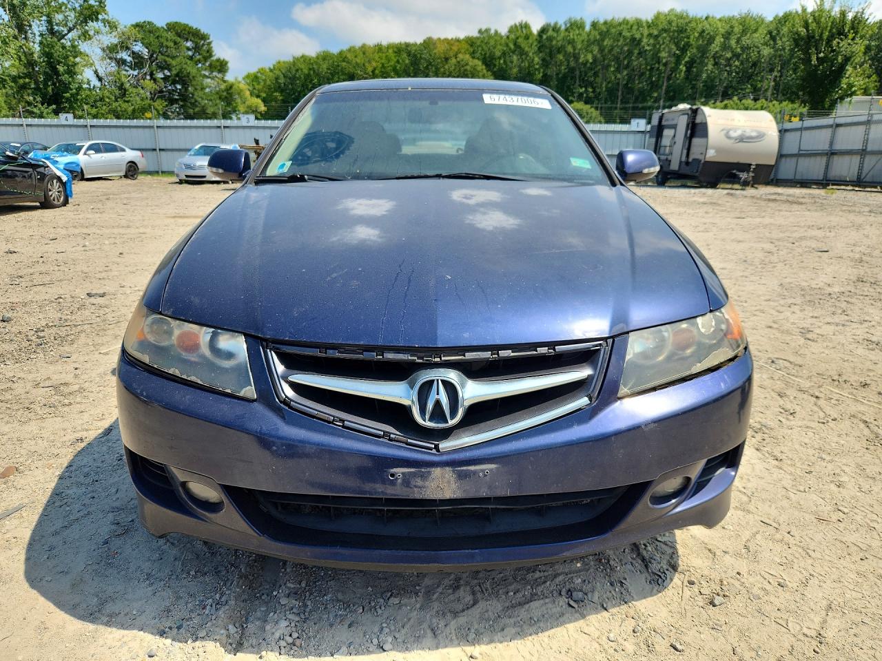 2008 Acura Tsx Синий vin: JH4CL96908C016612