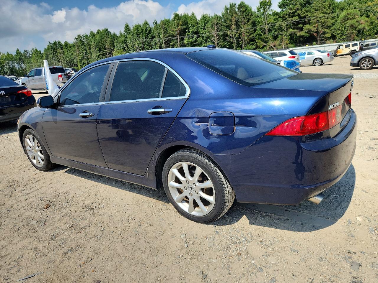 2008 Acura Tsx Синий vin: JH4CL96908C016612