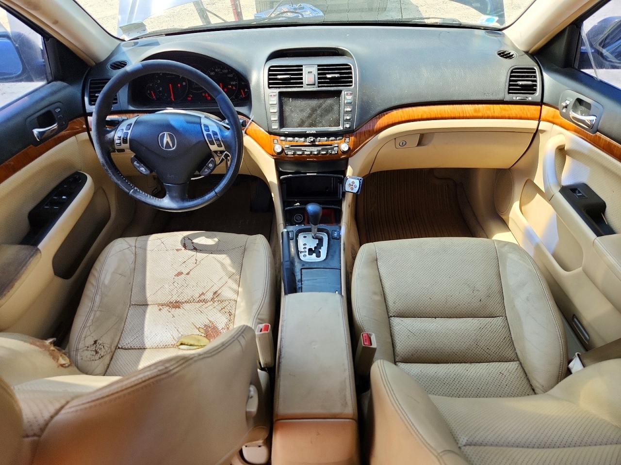 2008 Acura Tsx Синий vin: JH4CL96908C016612