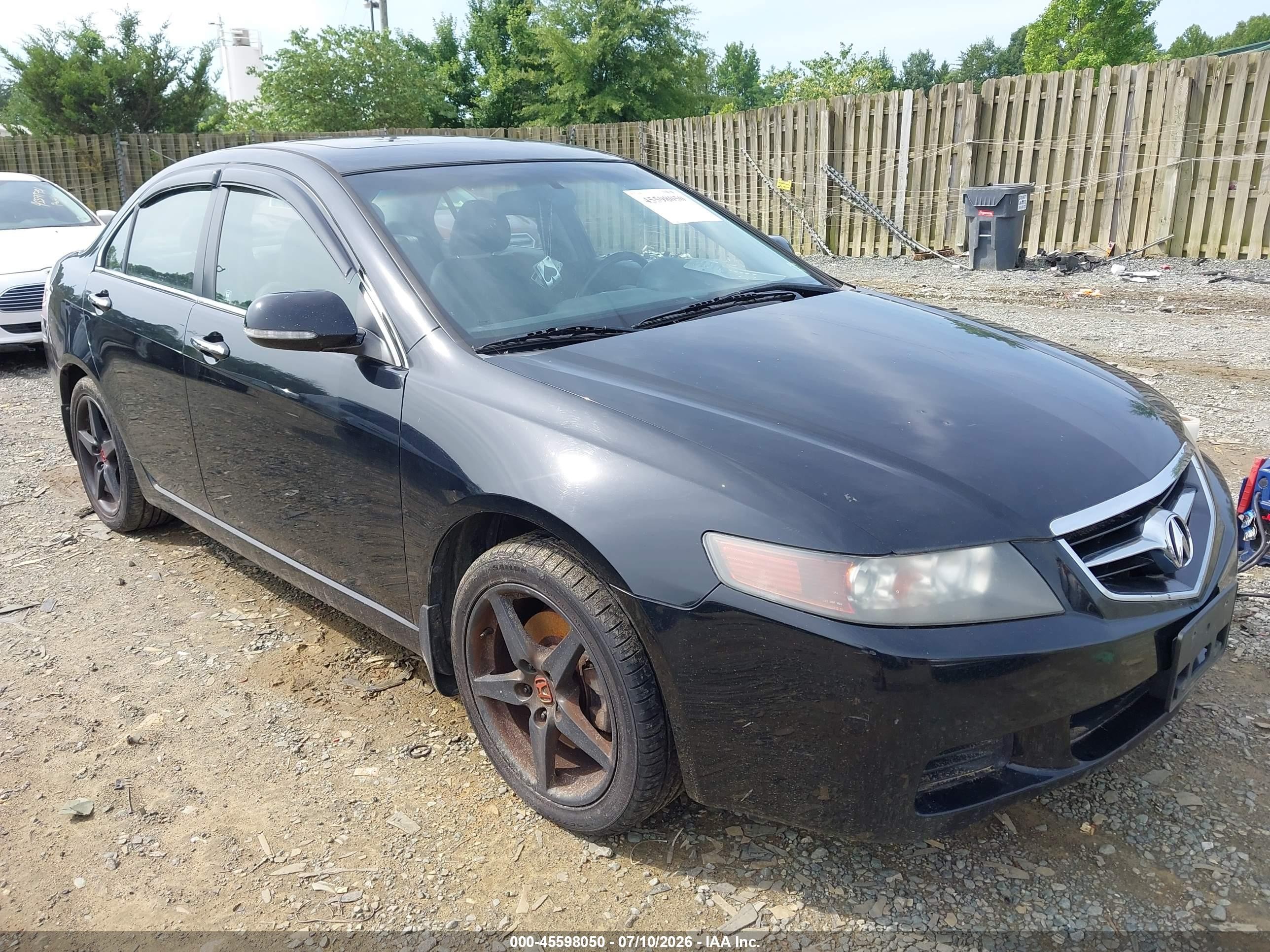 2004 Acura Tsx   Черный vin: JH4CL96914C035180