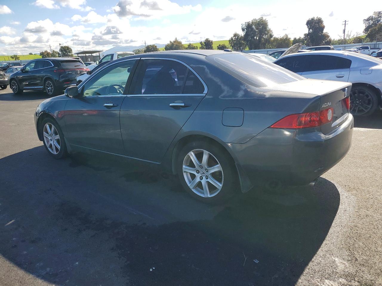 2005 Acura Tsx Gray vin: JH4CL96915C023399
