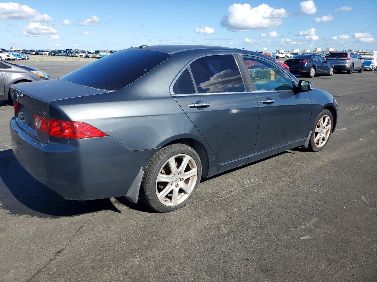 2005 Acura Tsx Gray vin: JH4CL96915C023399