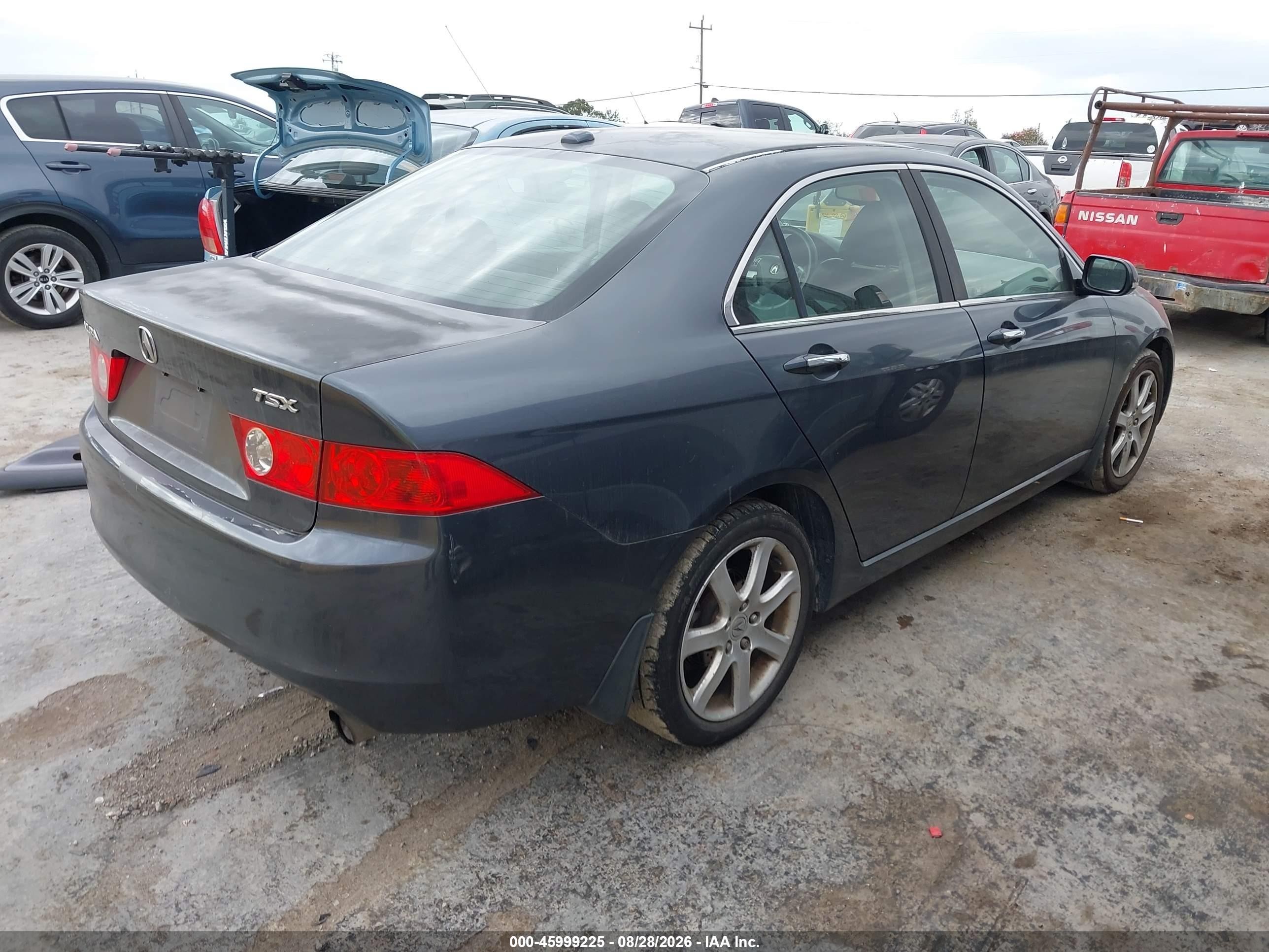2005 Acura Tsx   Gray vin: JH4CL96915C028022