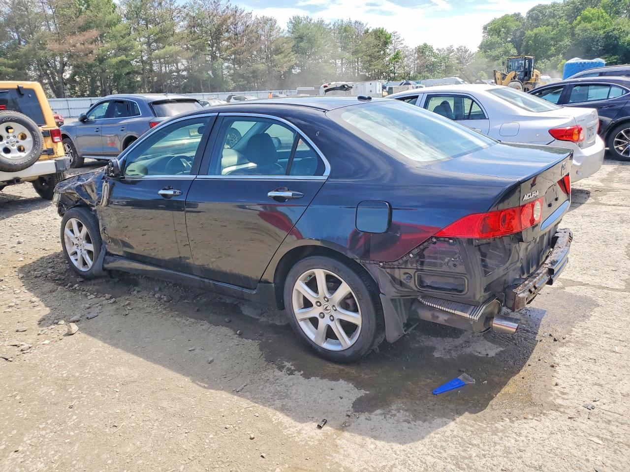 2005 Acura Tsx Черный vin: JH4CL96915C033883