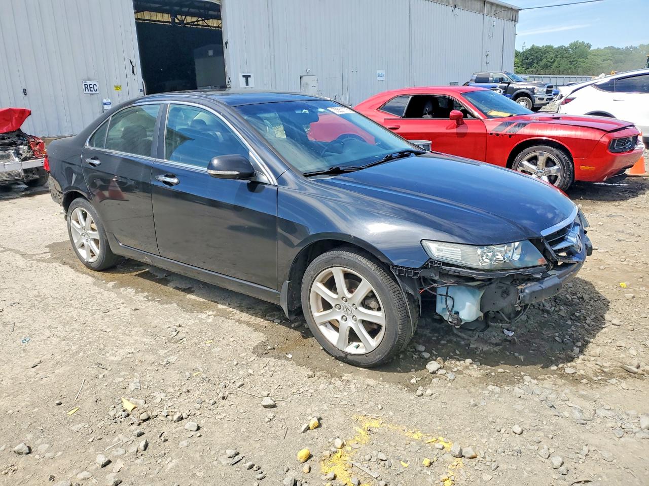 2005 Acura Tsx Черный vin: JH4CL96915C033883