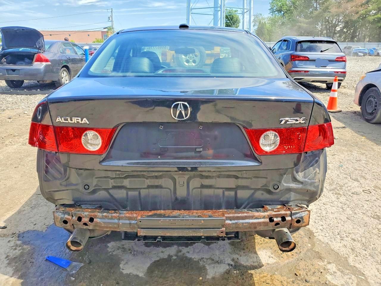 2005 Acura Tsx Черный vin: JH4CL96915C033883