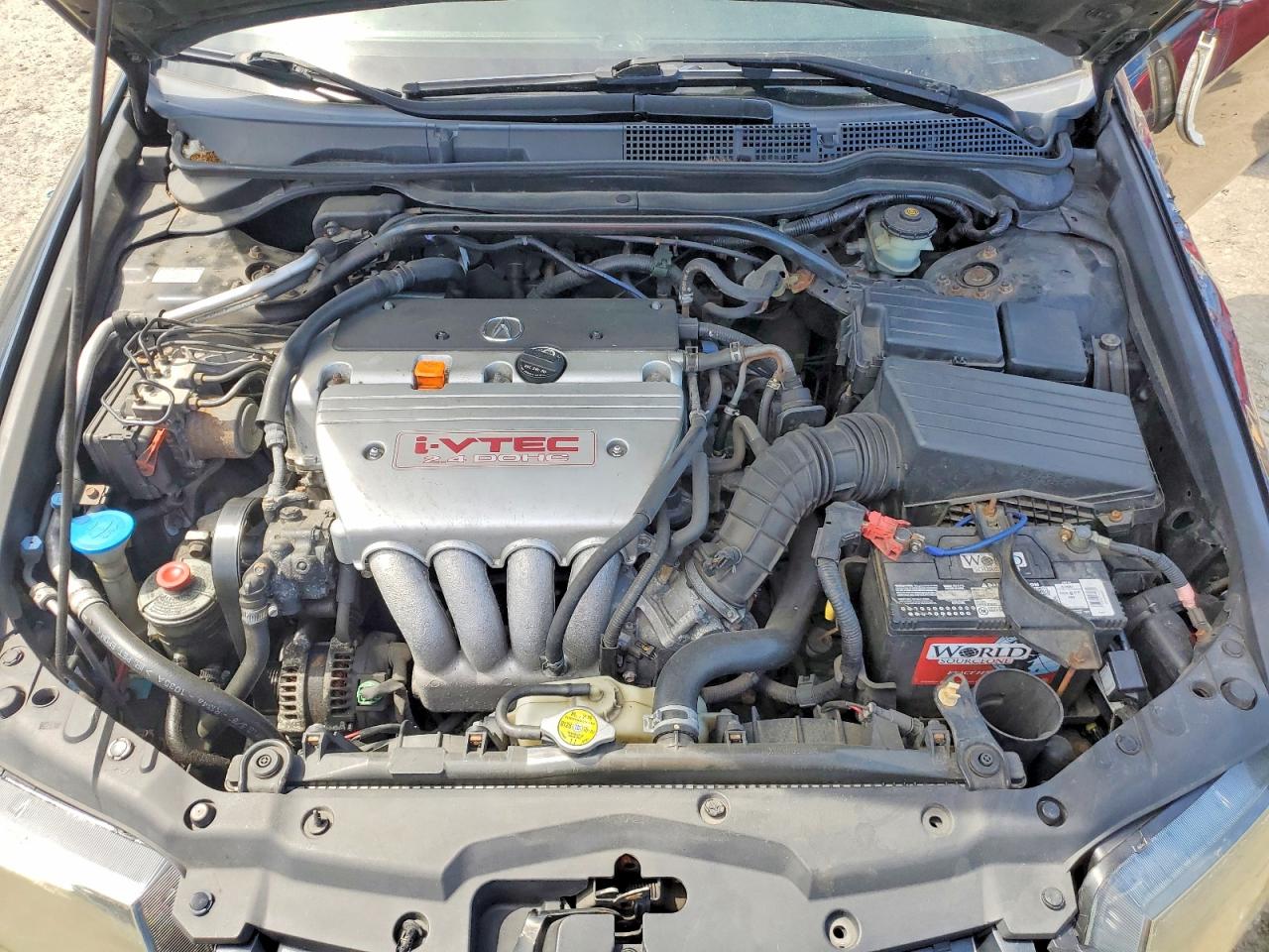 2005 Acura Tsx Черный vin: JH4CL96915C033883