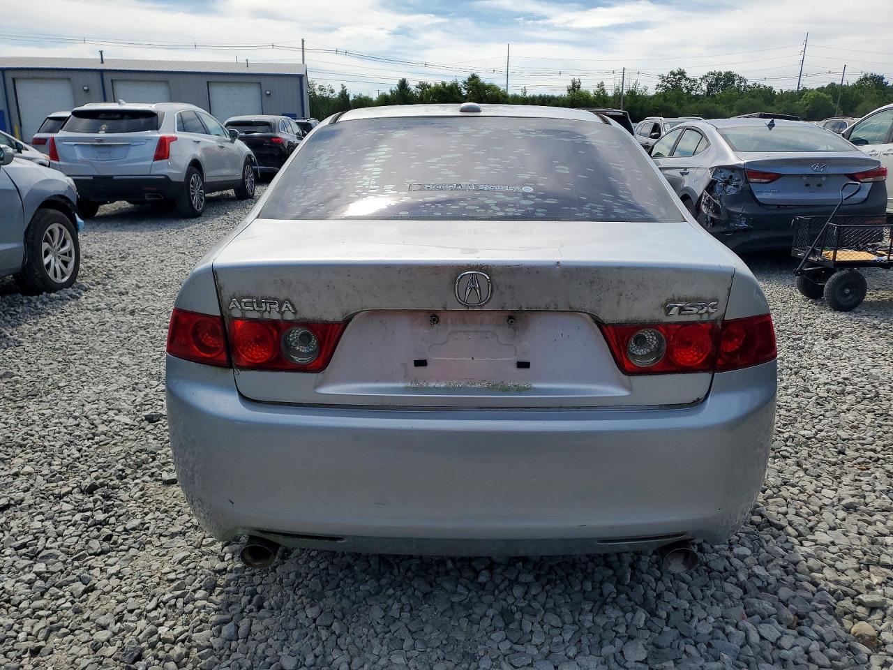 2006 Acura Csx Silver vin: JH4CL96916C033755