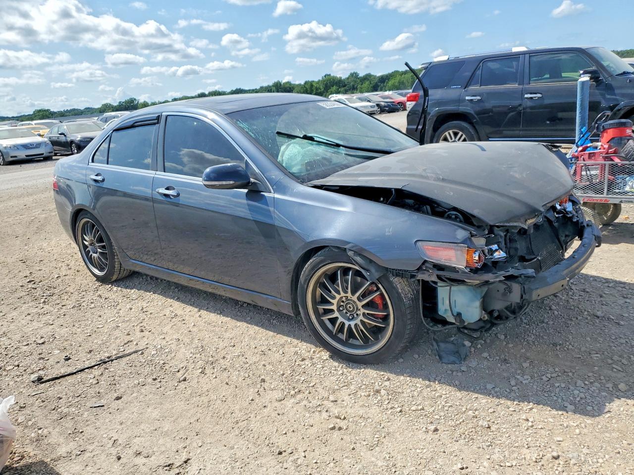 2004 Acura Tsx Black vin: JH4CL96924C028237