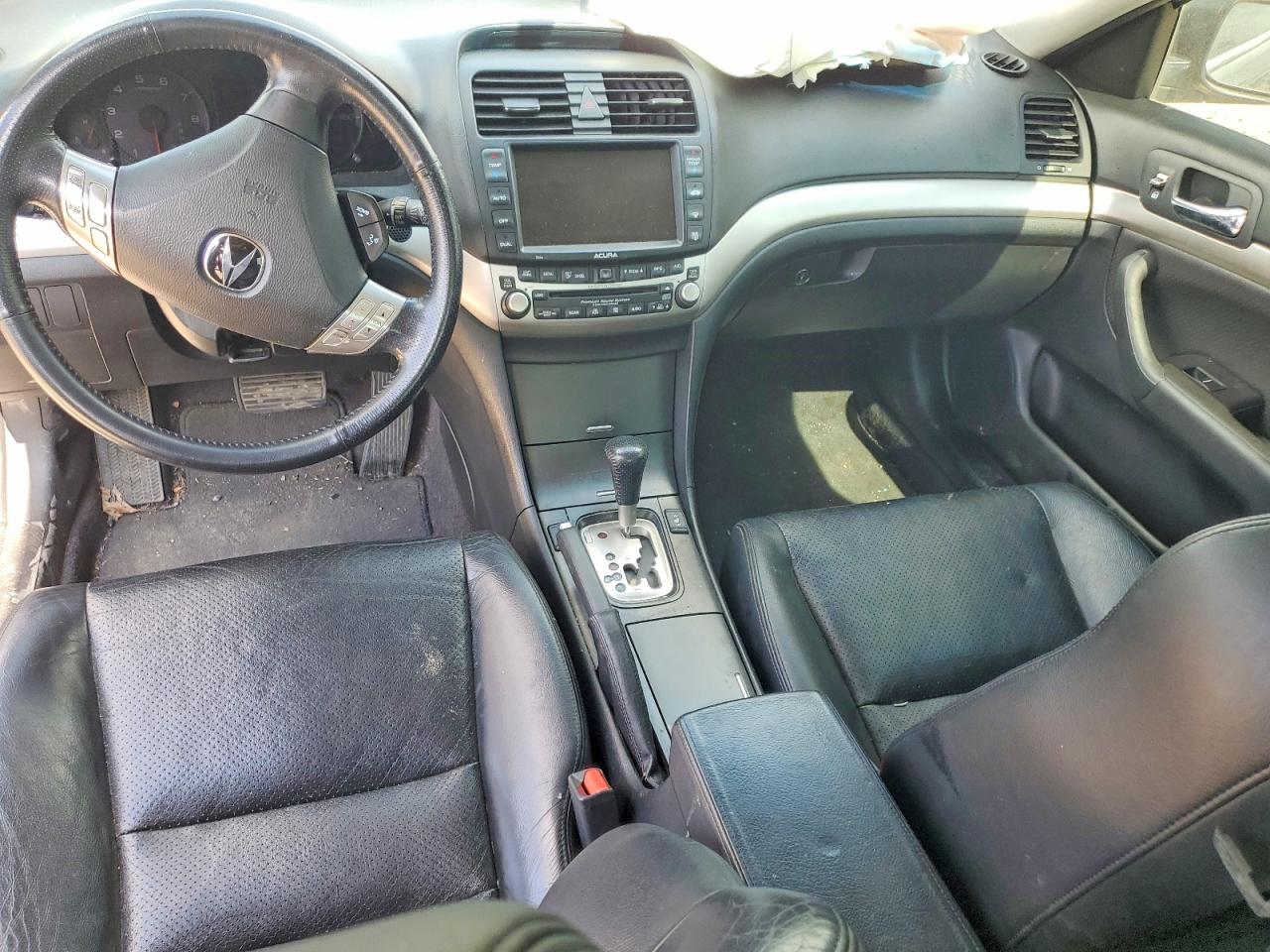 2004 Acura Tsx Black vin: JH4CL96924C028237