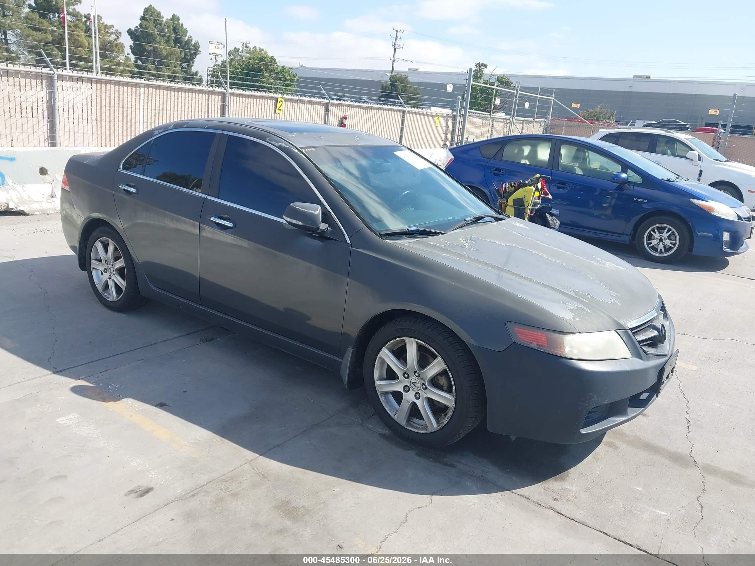 2004 Acura Tsx   Gray vin: JH4CL96924C033292