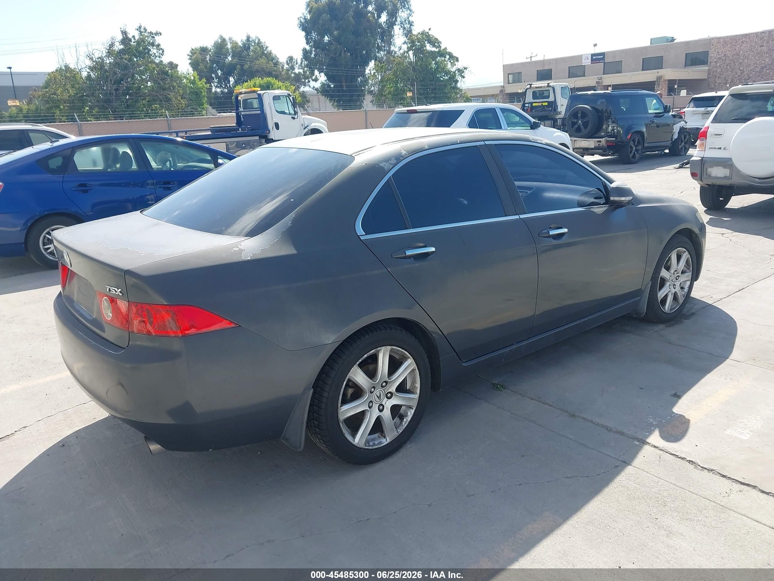 2004 Acura Tsx   Gray vin: JH4CL96924C033292