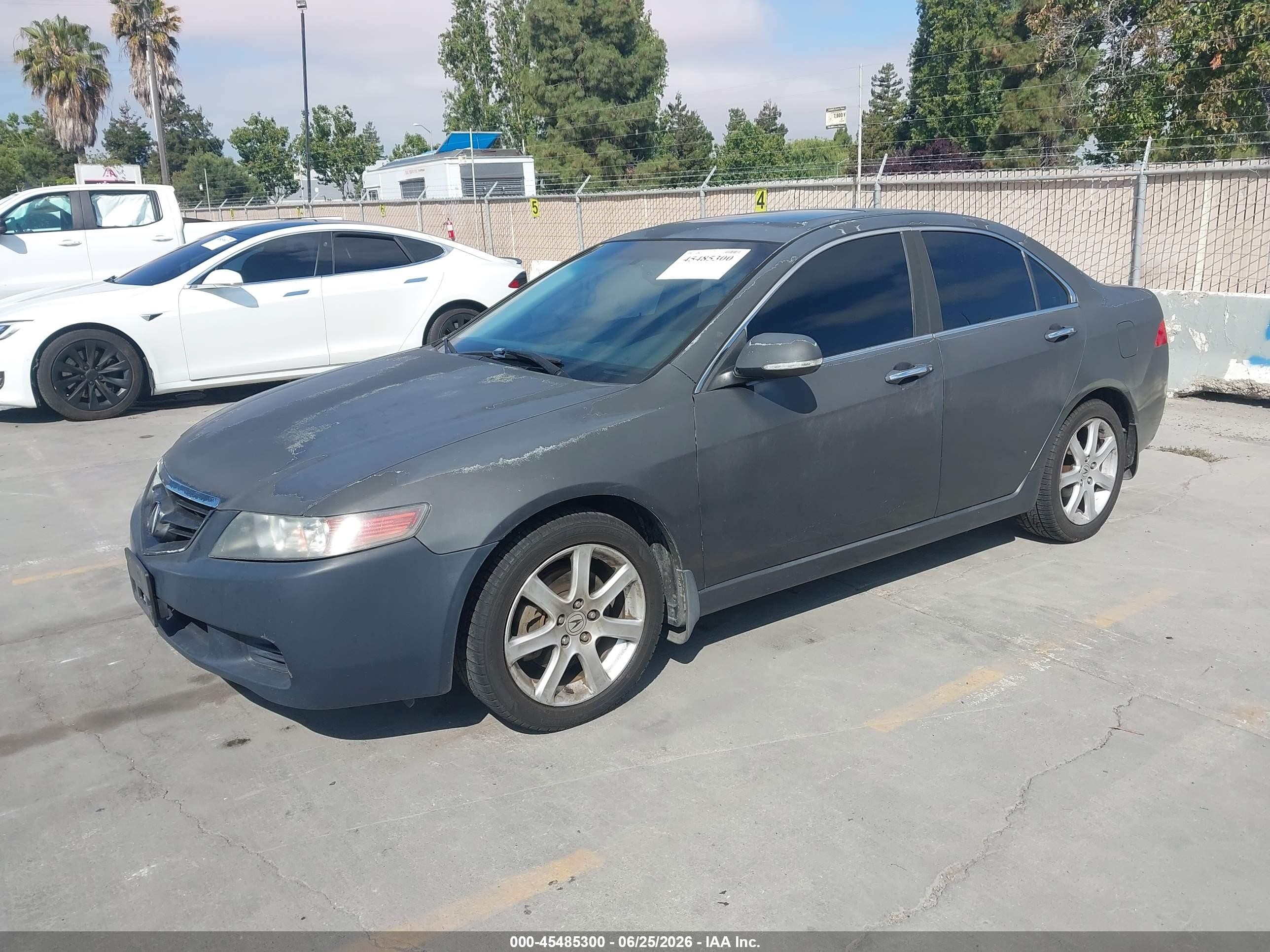 2004 Acura Tsx   Gray vin: JH4CL96924C033292