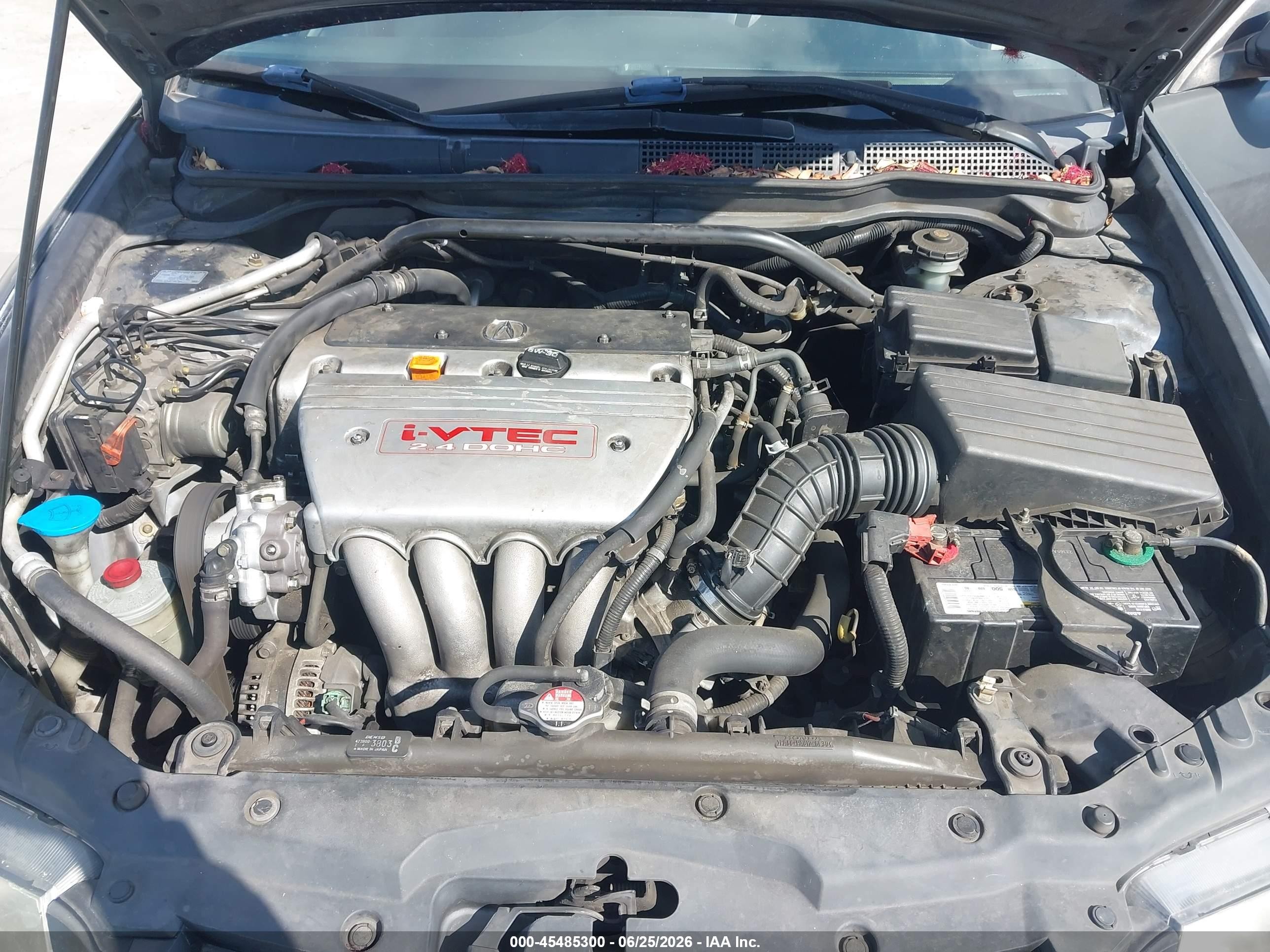 2004 Acura Tsx   Gray vin: JH4CL96924C033292