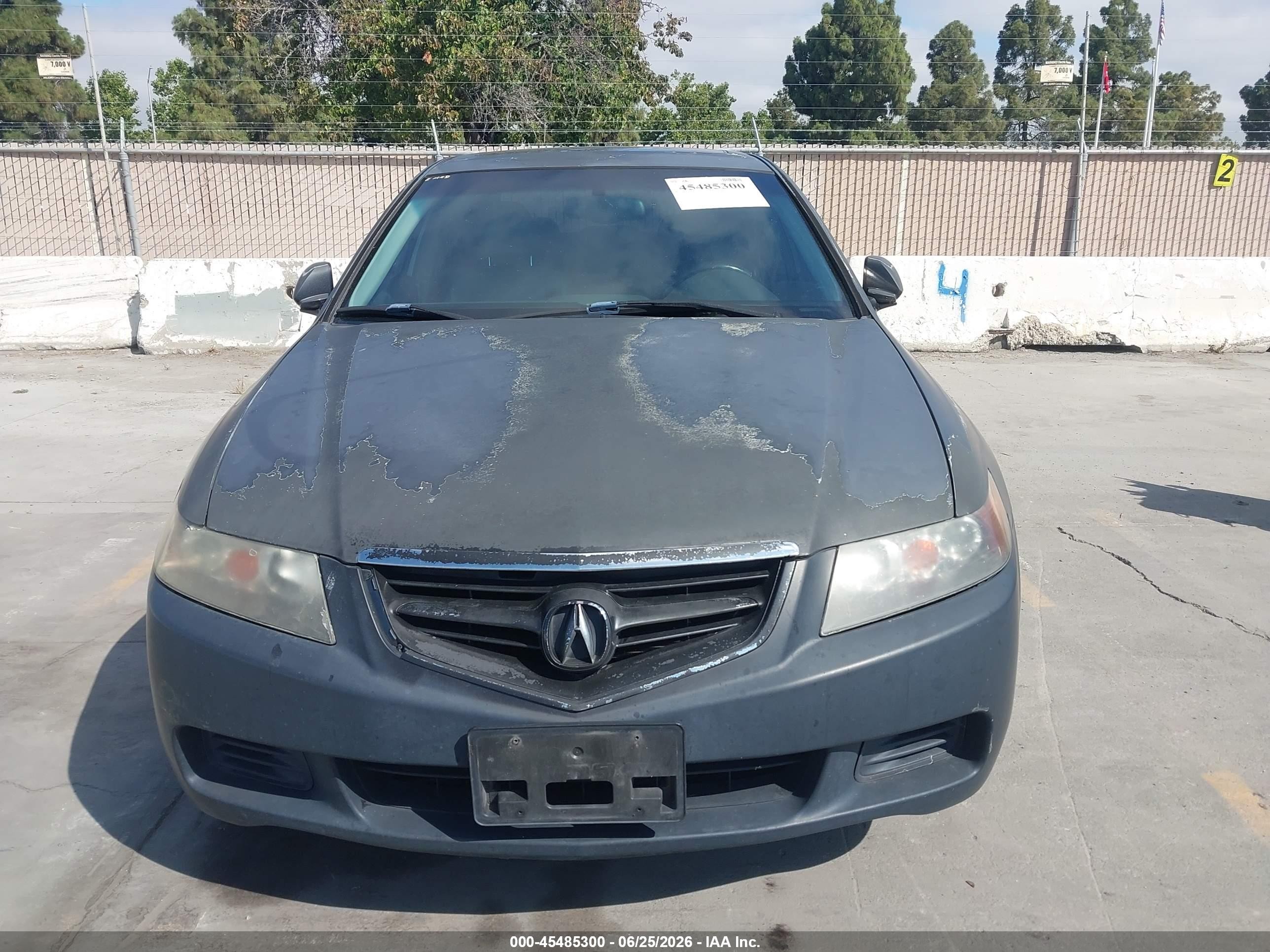2004 Acura Tsx   Gray vin: JH4CL96924C033292