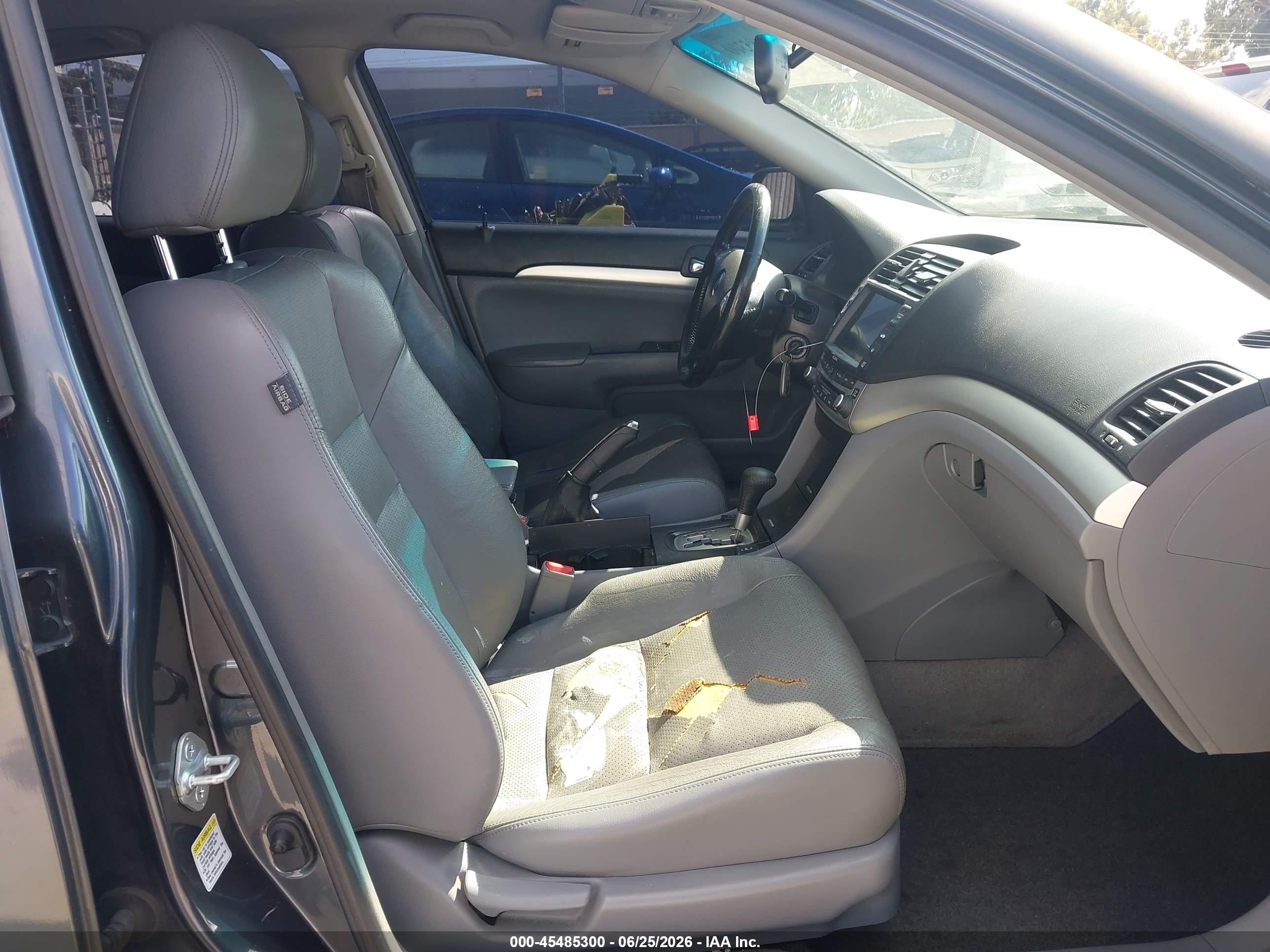 2004 Acura Tsx   Gray vin: JH4CL96924C033292