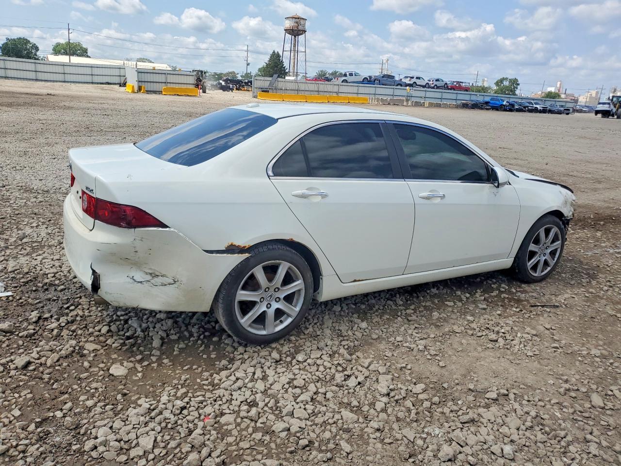 2005 Acura Tsx White vin: JH4CL96925C014288
