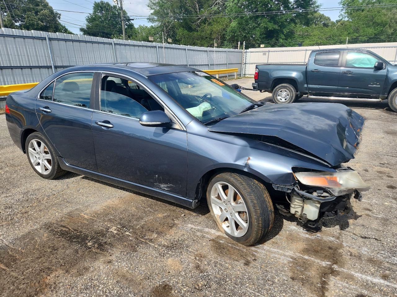 2005 Acura Tsx Blue vin: JH4CL96925C023394