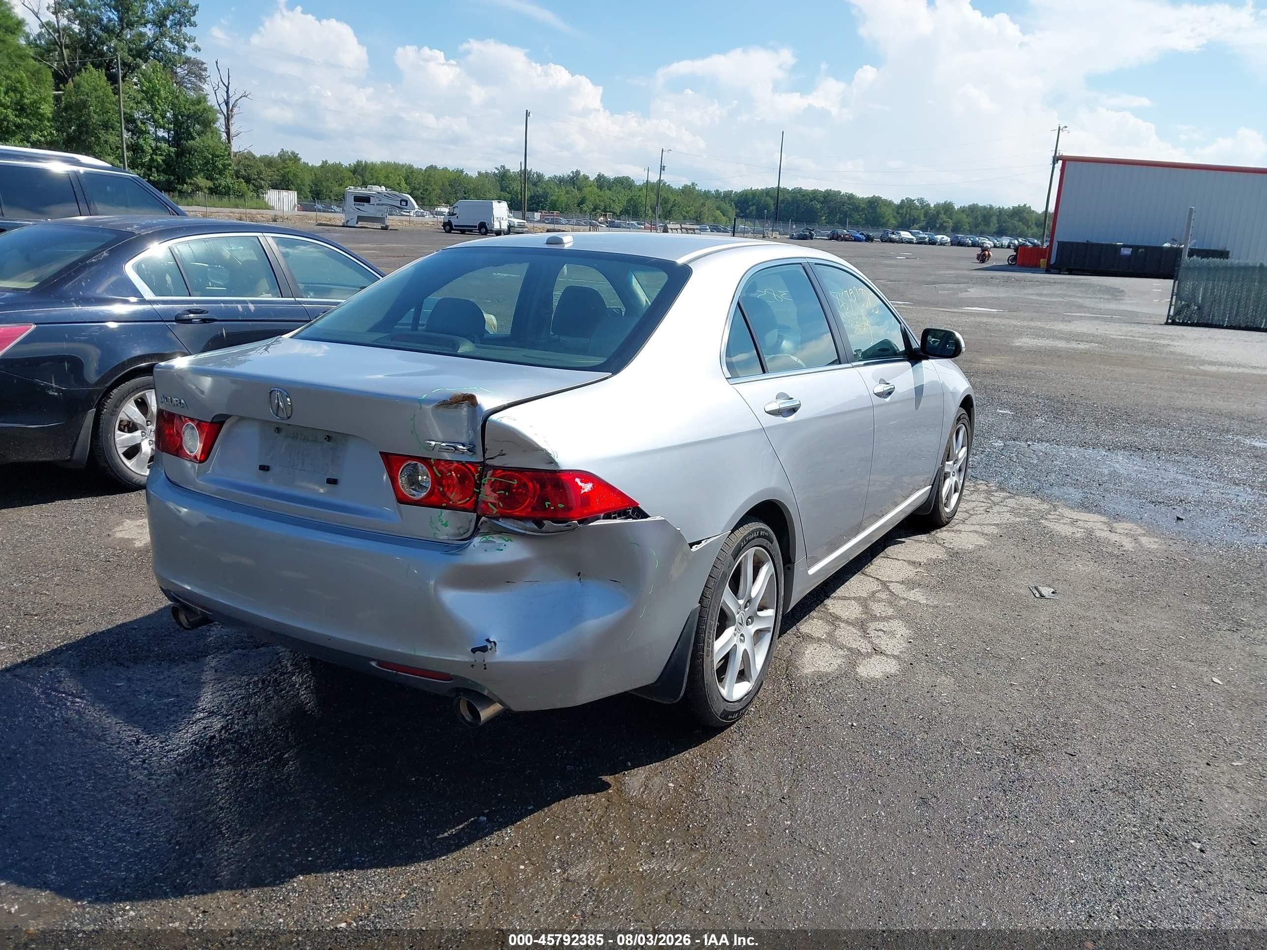 2005 Acura Tsx Серебряный vin: JH4CL96925C030605