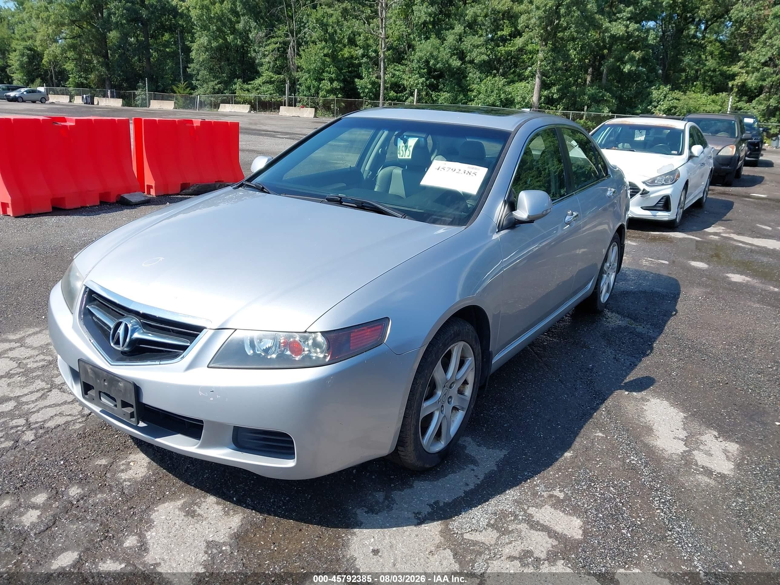 2005 Acura Tsx Серебряный vin: JH4CL96925C030605