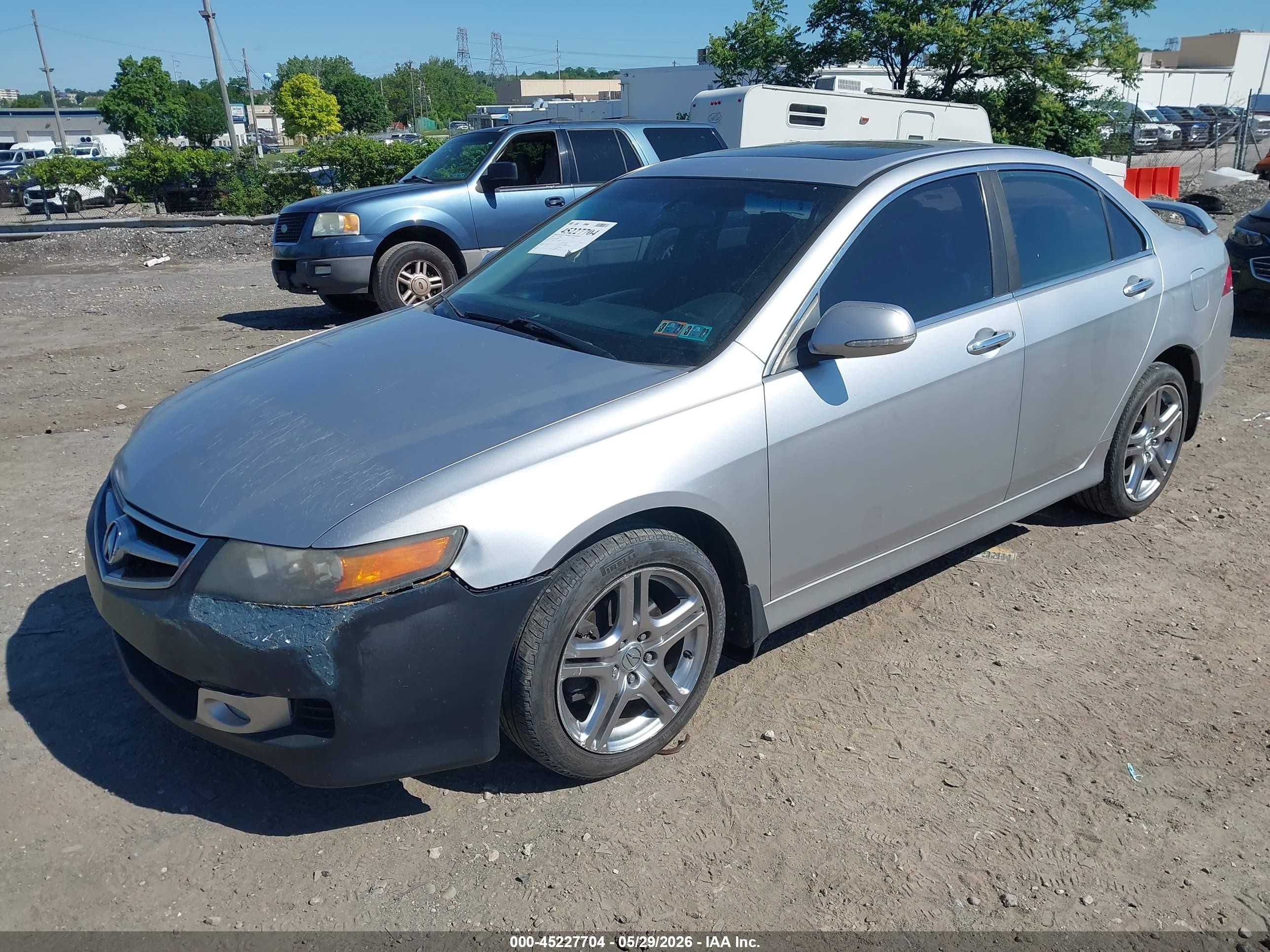 2006 Acura Tsx   Silver vin: JH4CL96926C015491