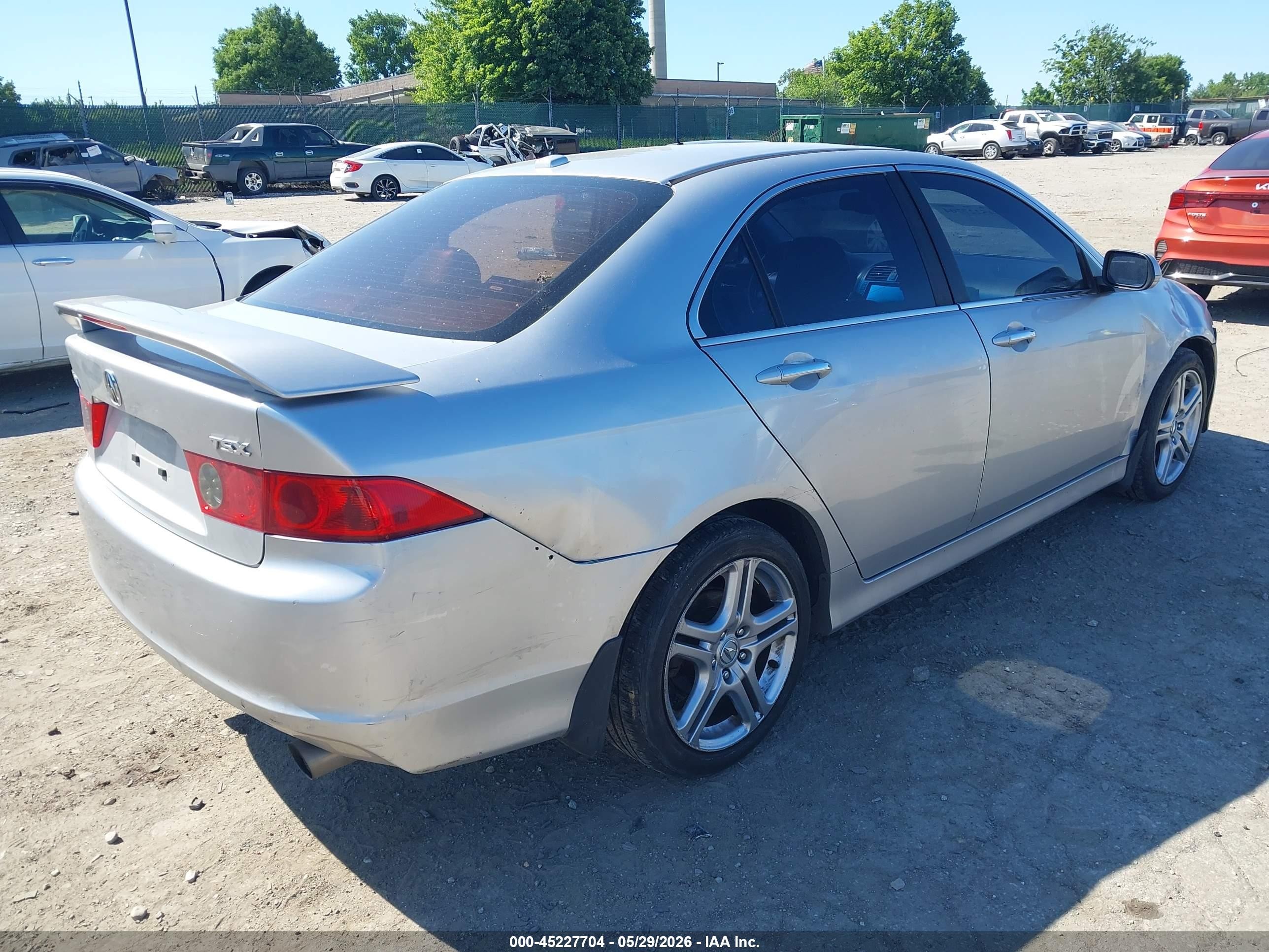 2006 Acura Tsx   Silver vin: JH4CL96926C015491