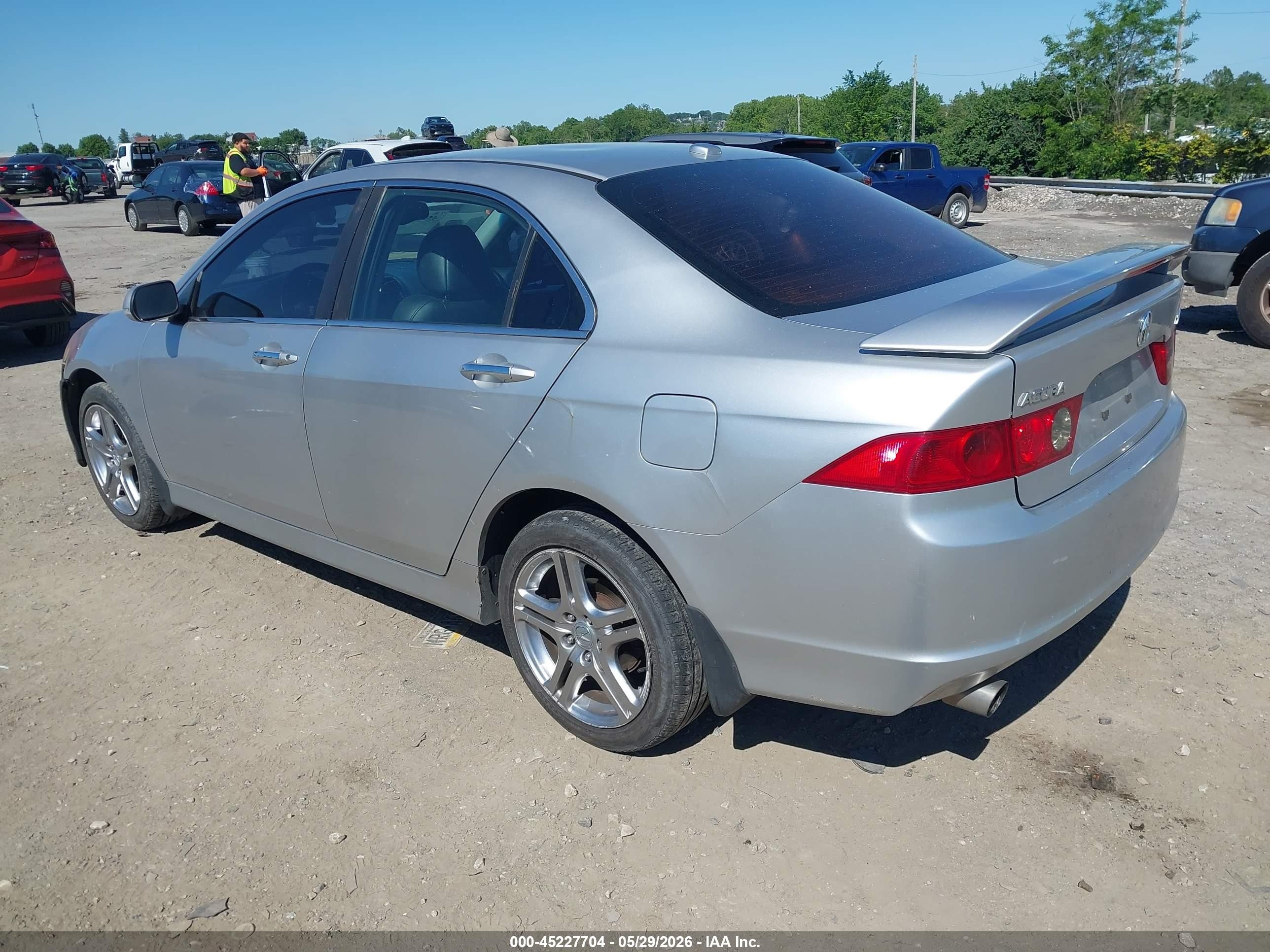 2006 Acura Tsx   Silver vin: JH4CL96926C015491