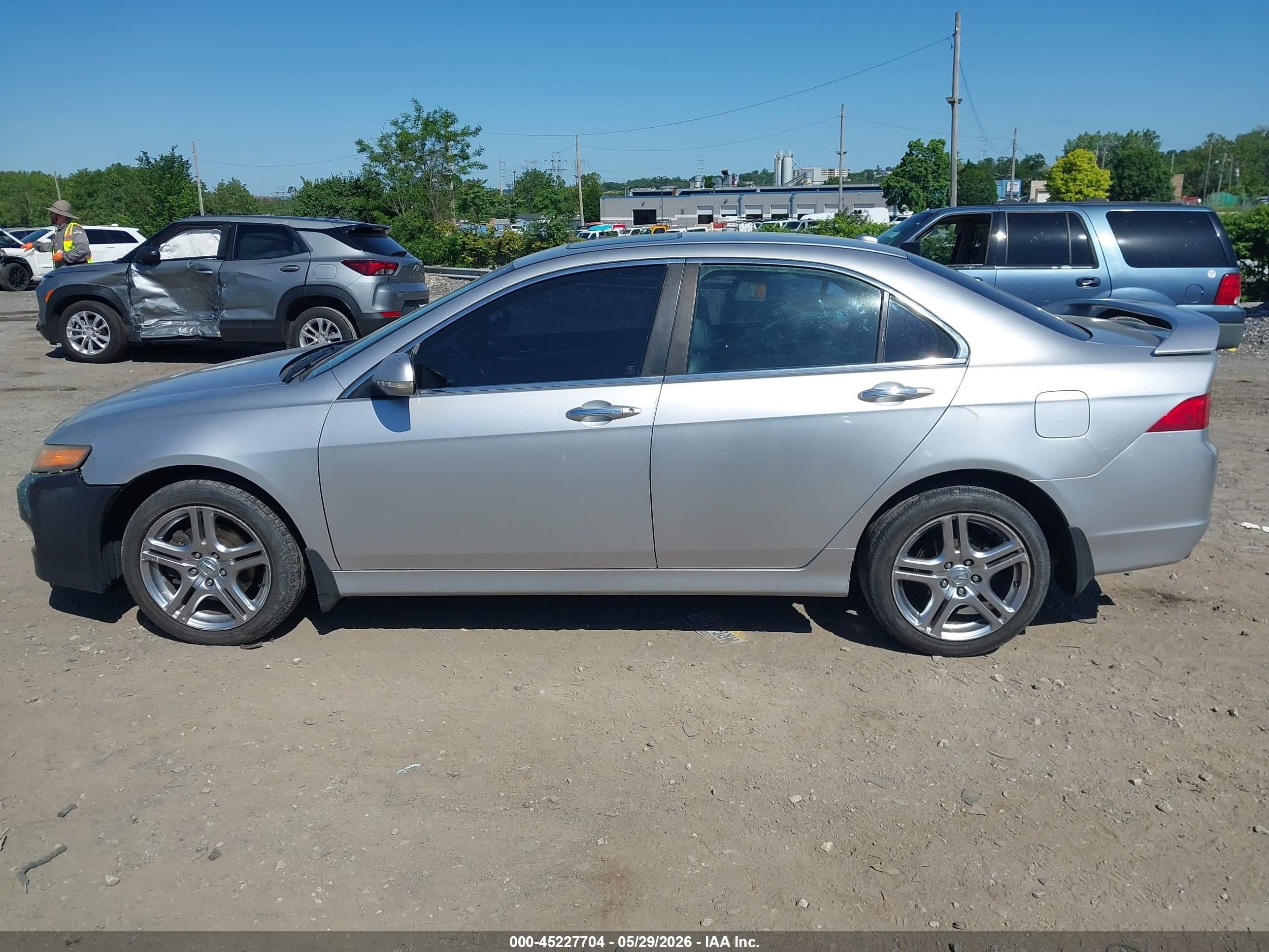 2006 Acura Tsx   Silver vin: JH4CL96926C015491