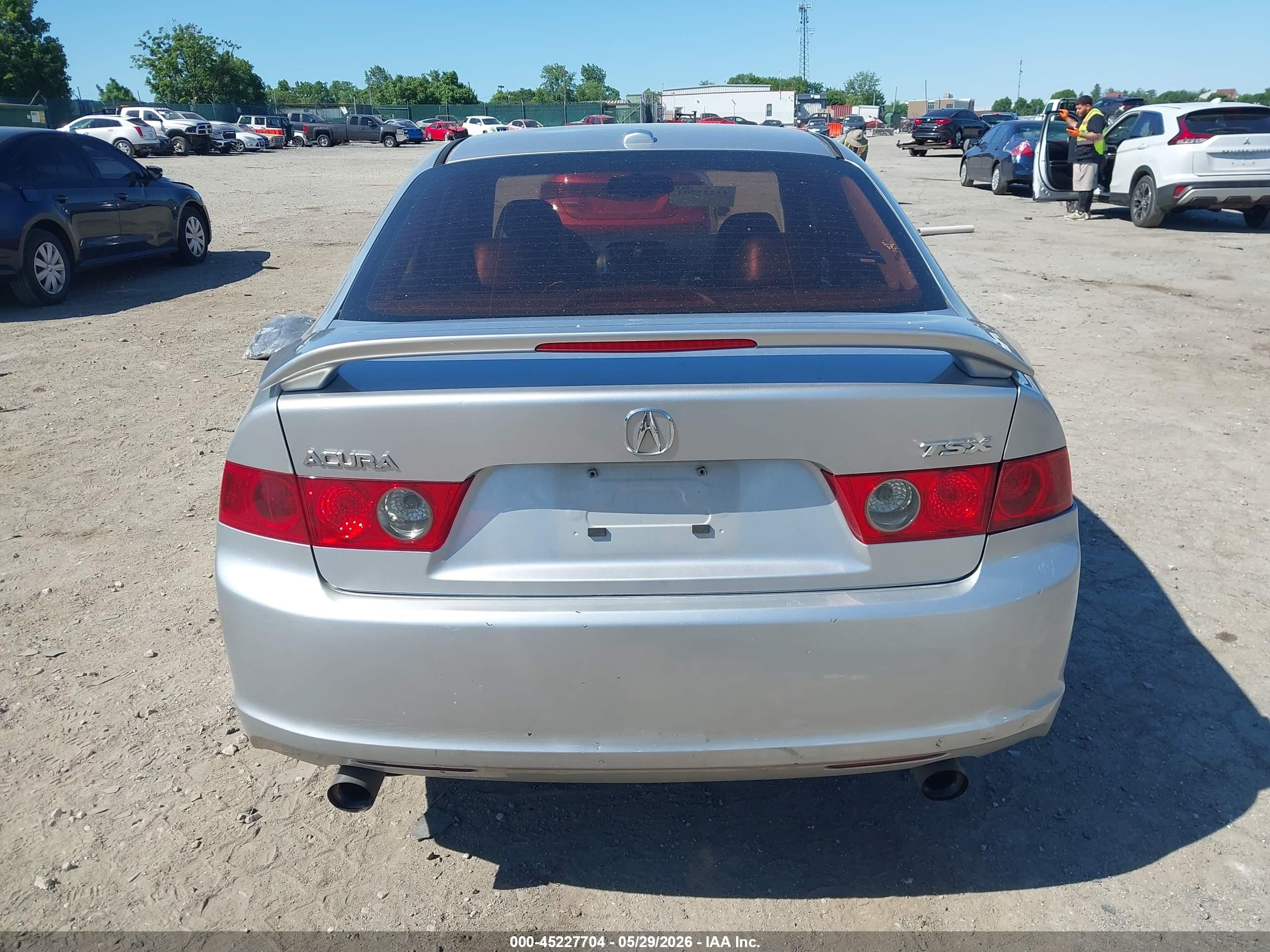 2006 Acura Tsx   Silver vin: JH4CL96926C015491