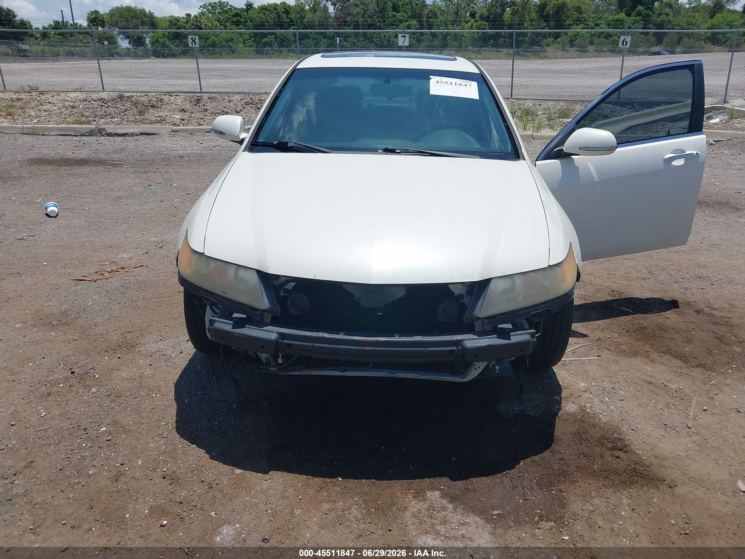 2006 Acura Tsx   White vin: JH4CL96926C015510