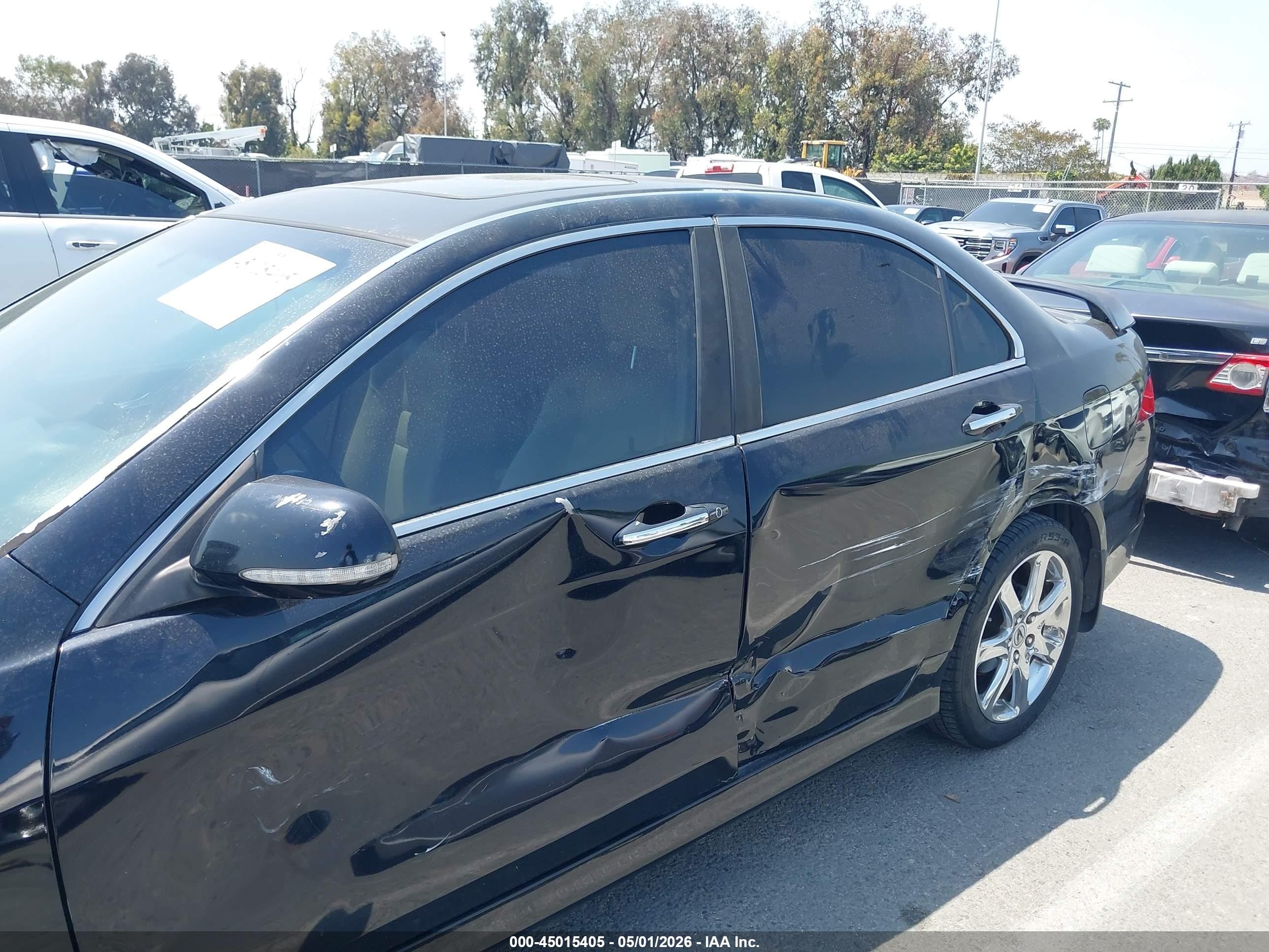 2007 Acura Tsx   Black vin: JH4CL96927C010499
