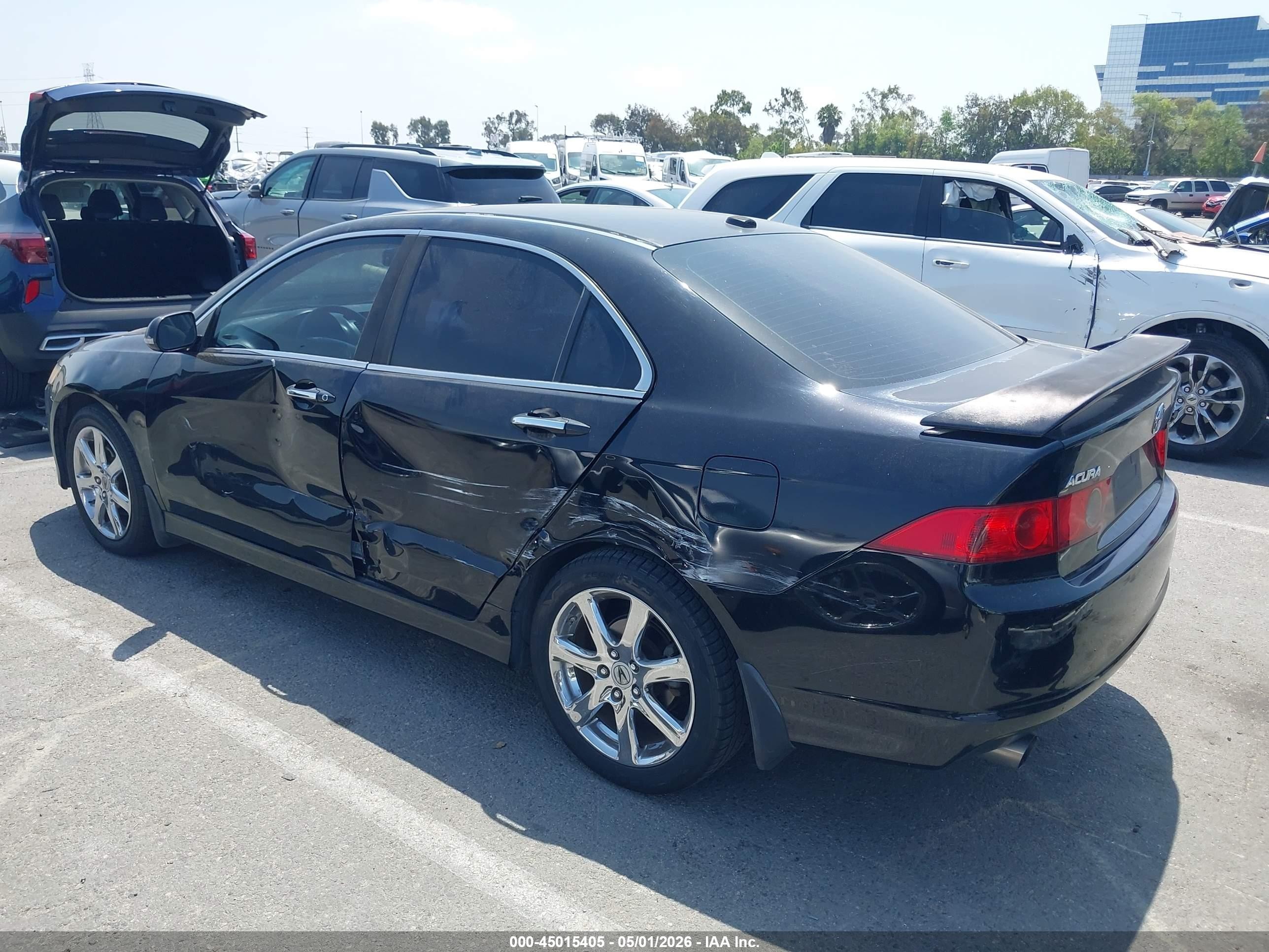 2007 Acura Tsx   Black vin: JH4CL96927C010499
