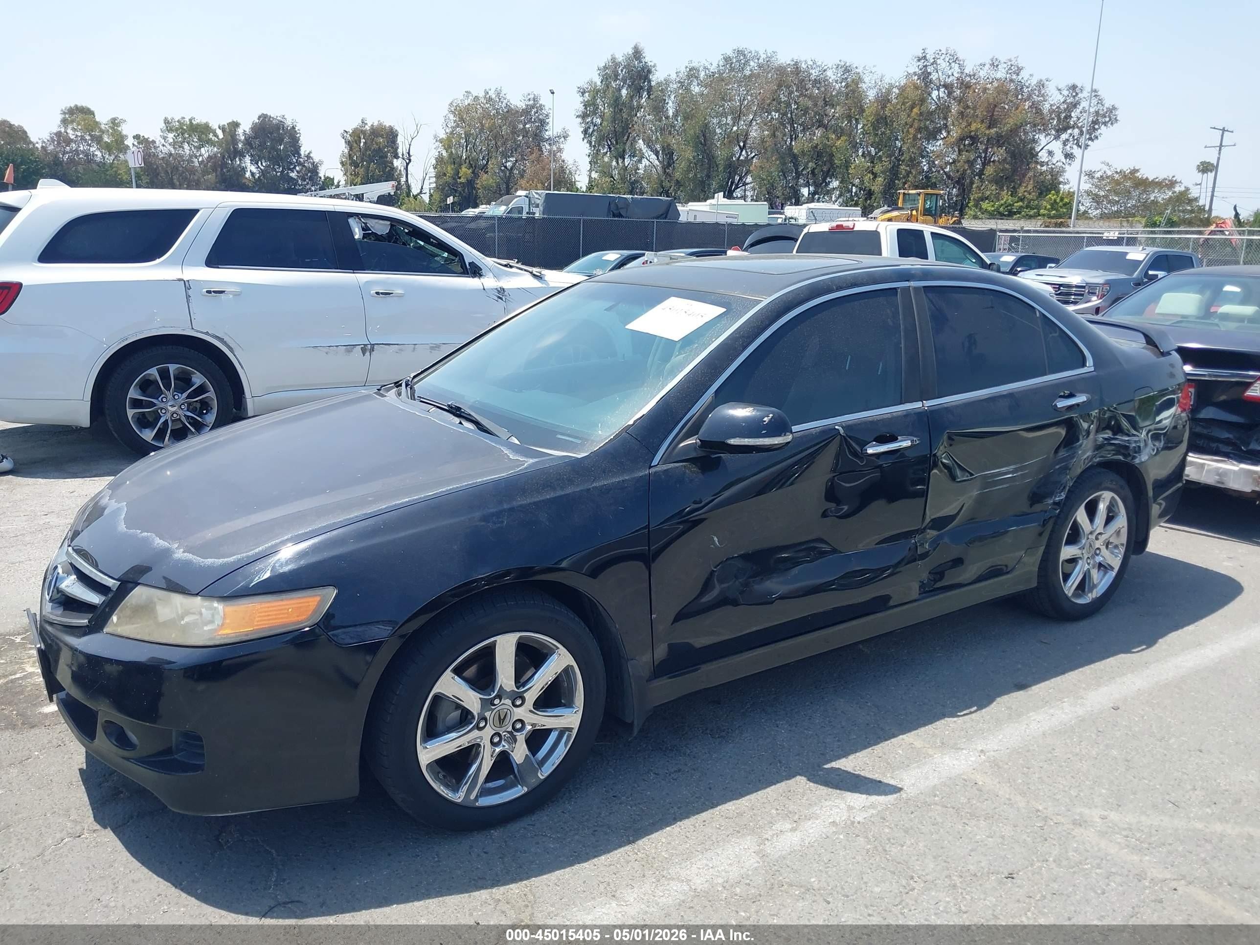2007 Acura Tsx   Black vin: JH4CL96927C010499