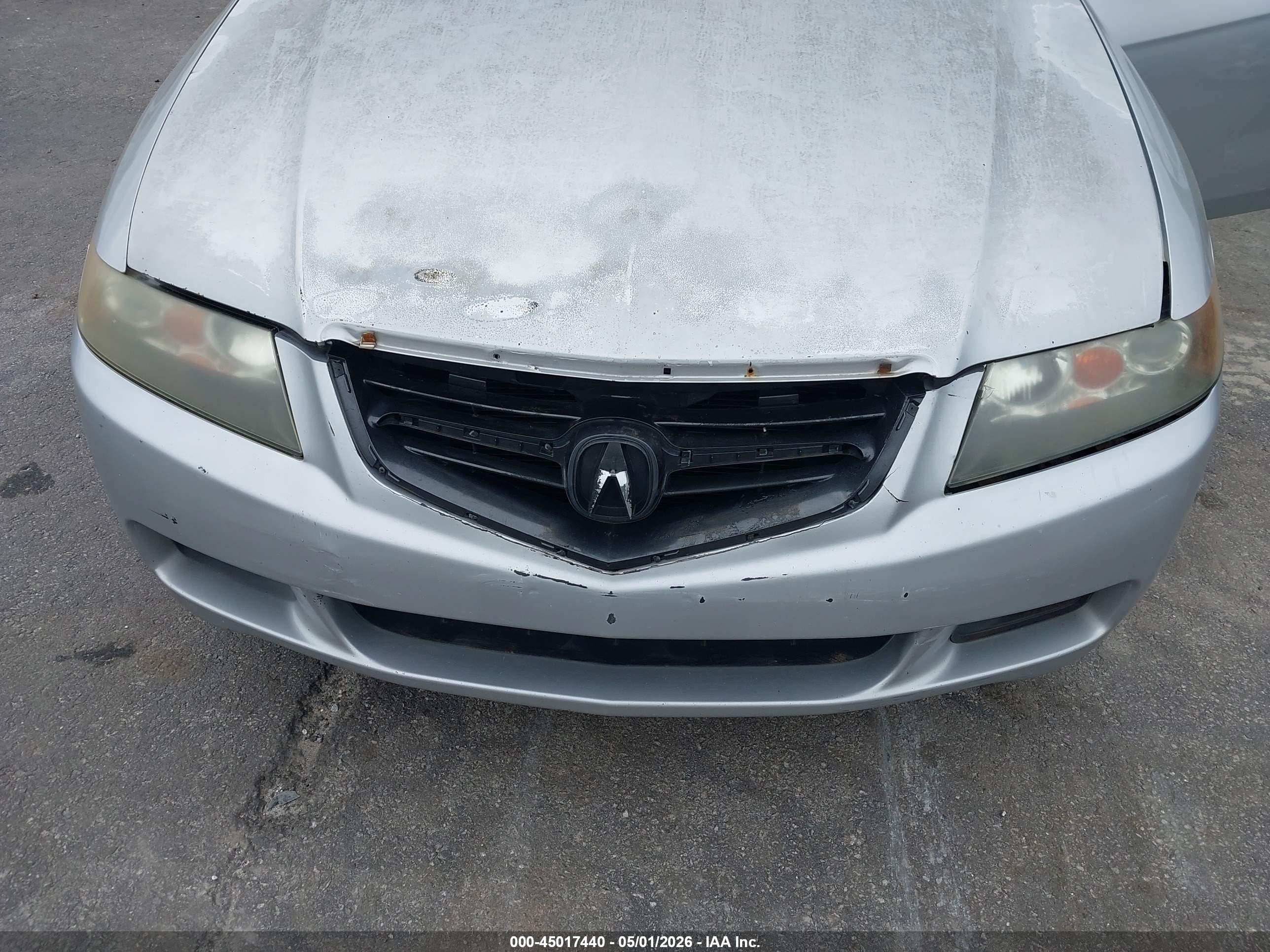 2004 Acura Tsx Silver vin: JH4CL96934C012578
