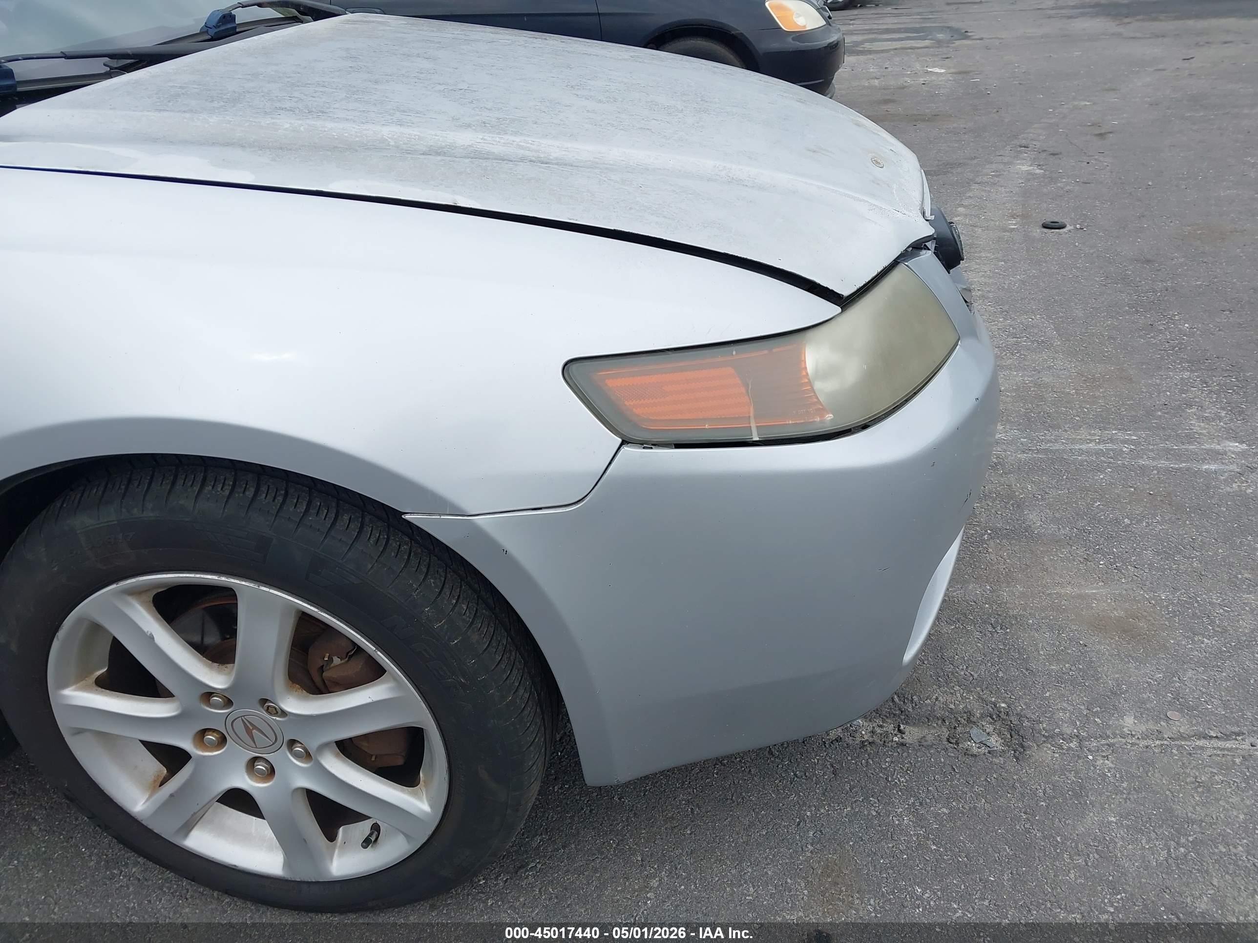 2004 Acura Tsx Silver vin: JH4CL96934C012578