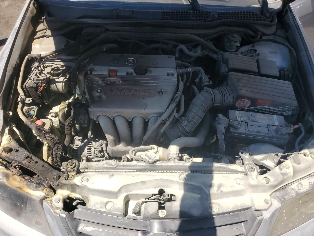 2004 Acura Tsx Silver vin: JH4CL96934C029476