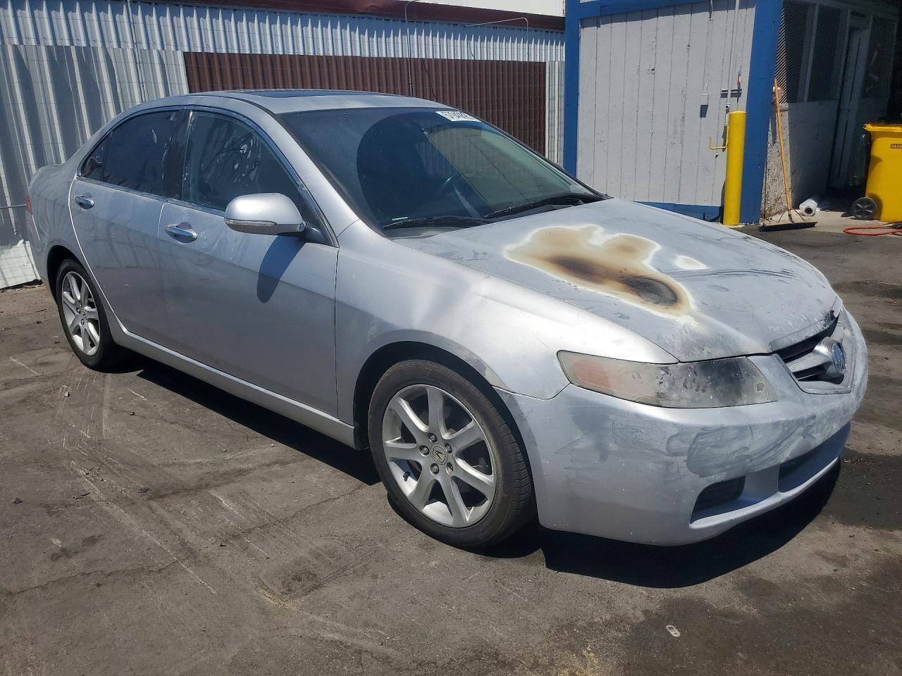 2004 Acura Tsx Silver vin: JH4CL96934C029476