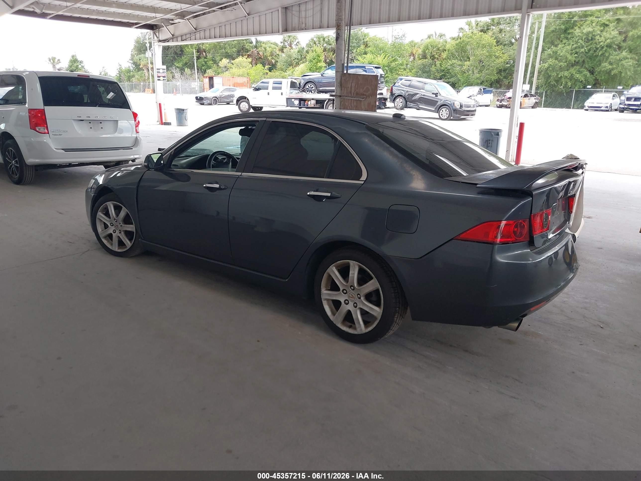 2005 Acura Tsx Base W/navigation (a5) Gray vin: JH4CL96935C029026
