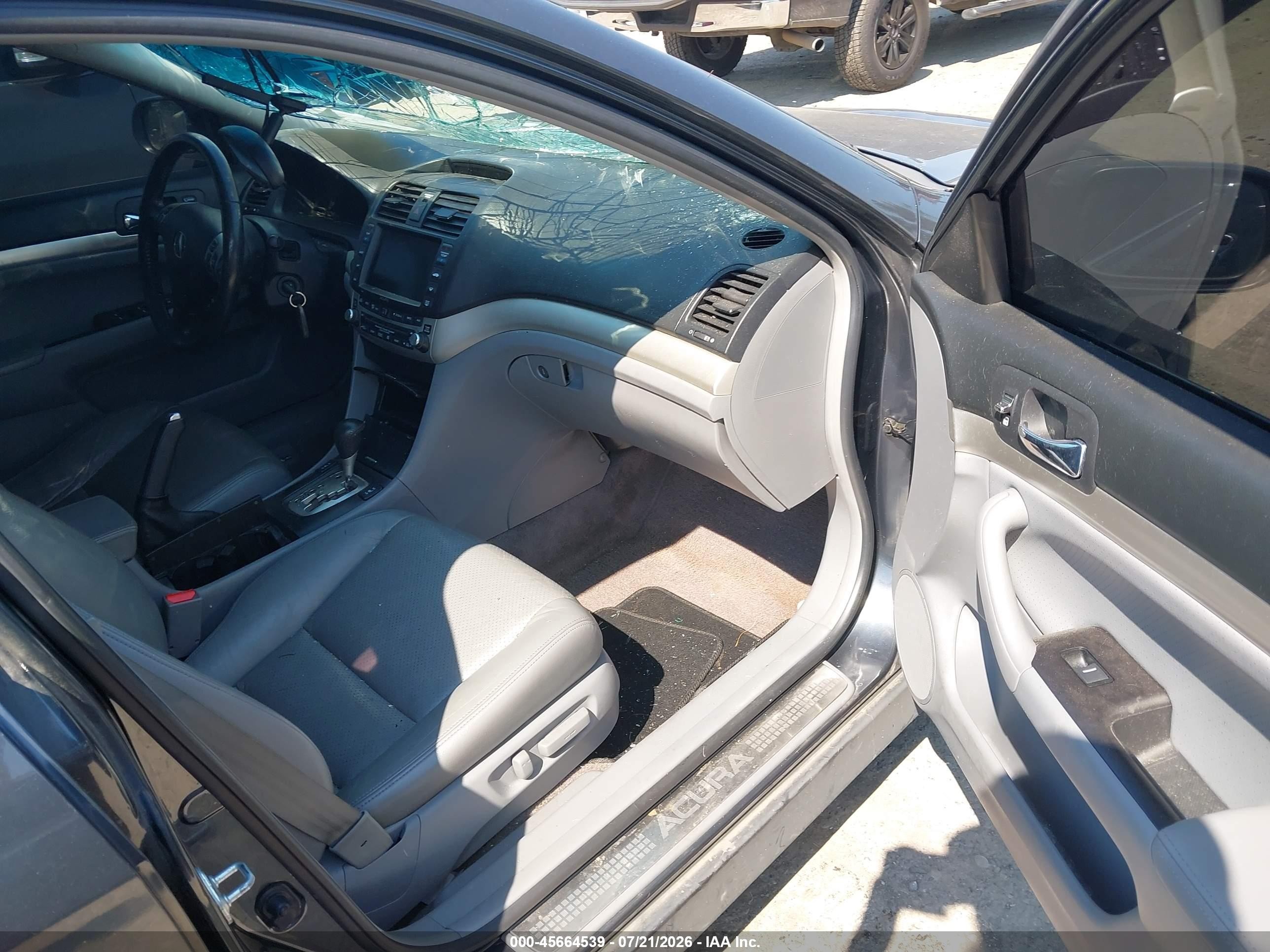 2006 Acura Tsx   Gray vin: JH4CL96936C033370