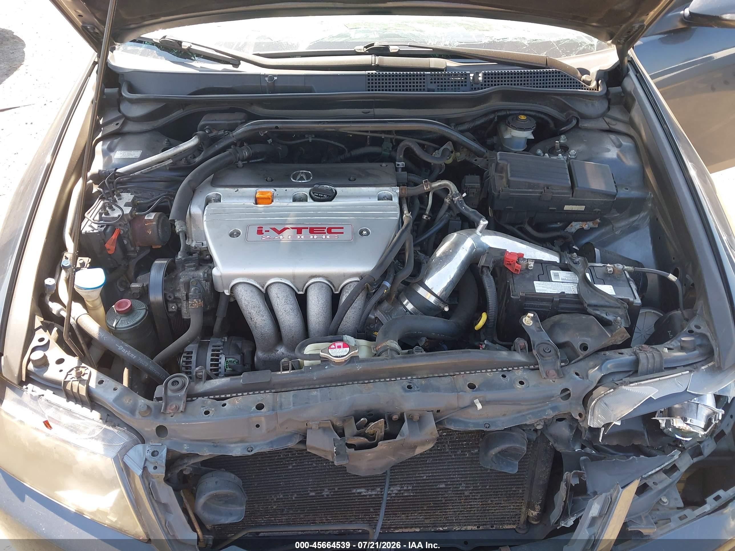2006 Acura Tsx   Gray vin: JH4CL96936C033370