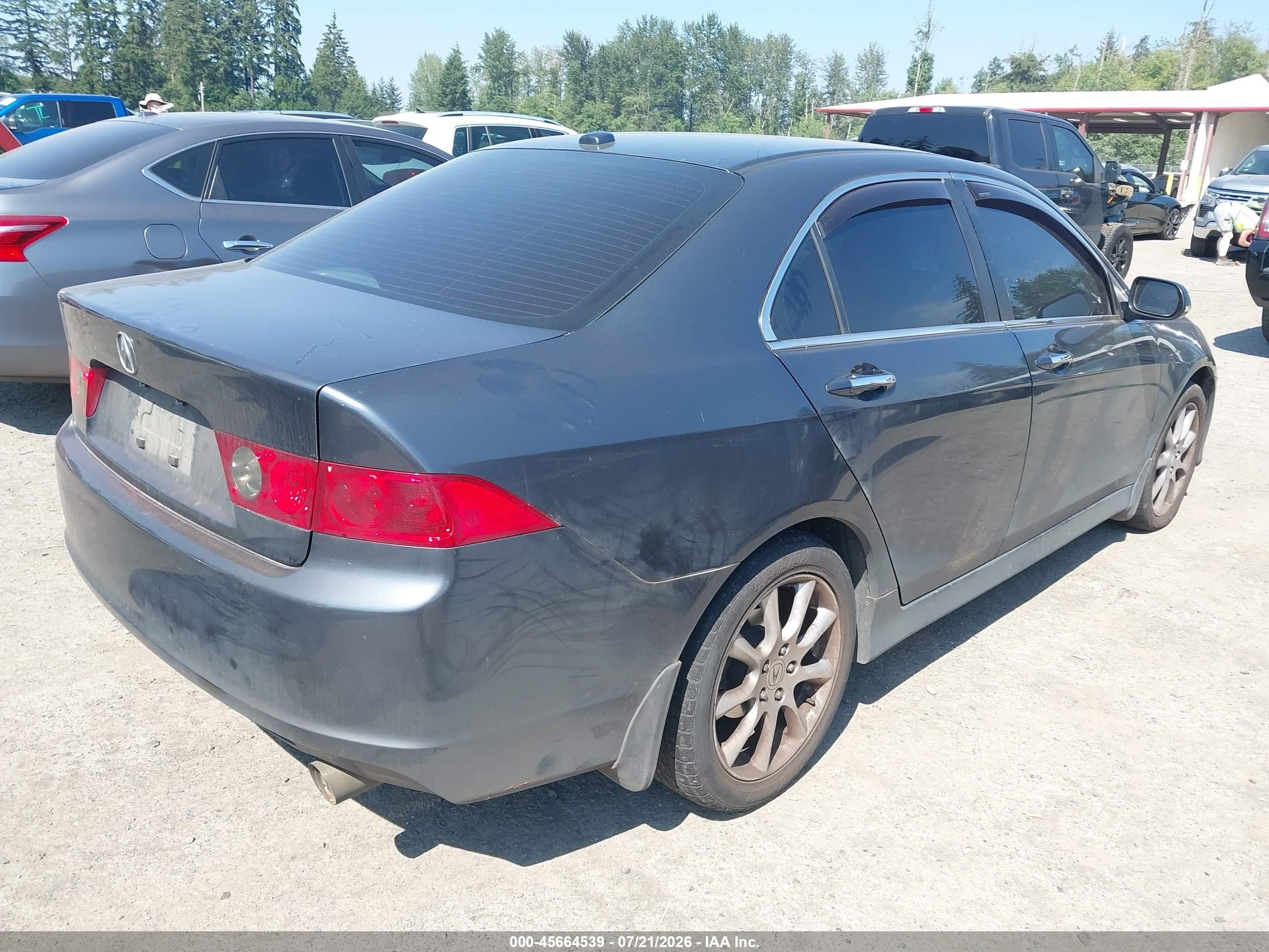 2006 Acura Tsx   Gray vin: JH4CL96936C033370