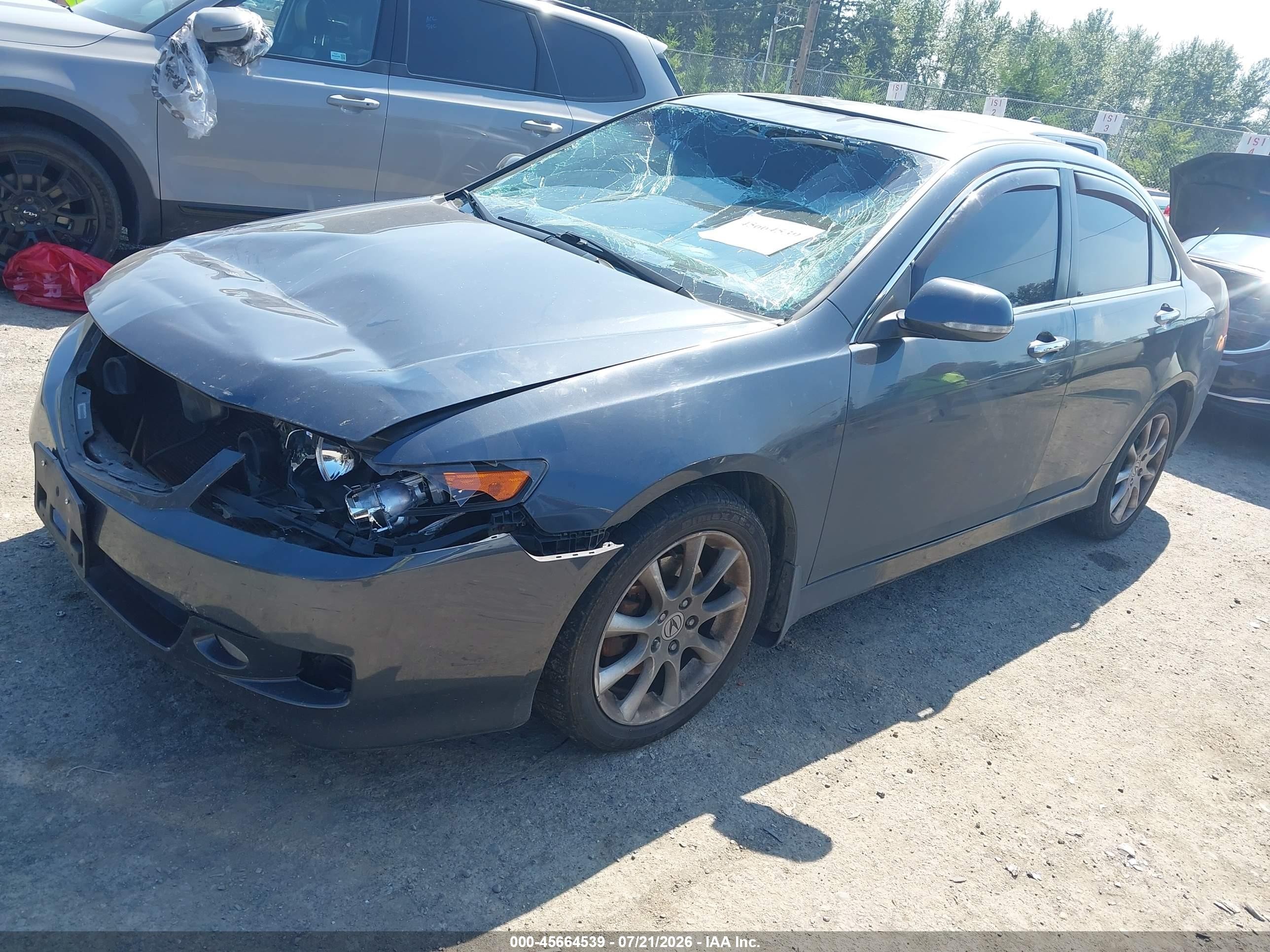 2006 Acura Tsx   Gray vin: JH4CL96936C033370