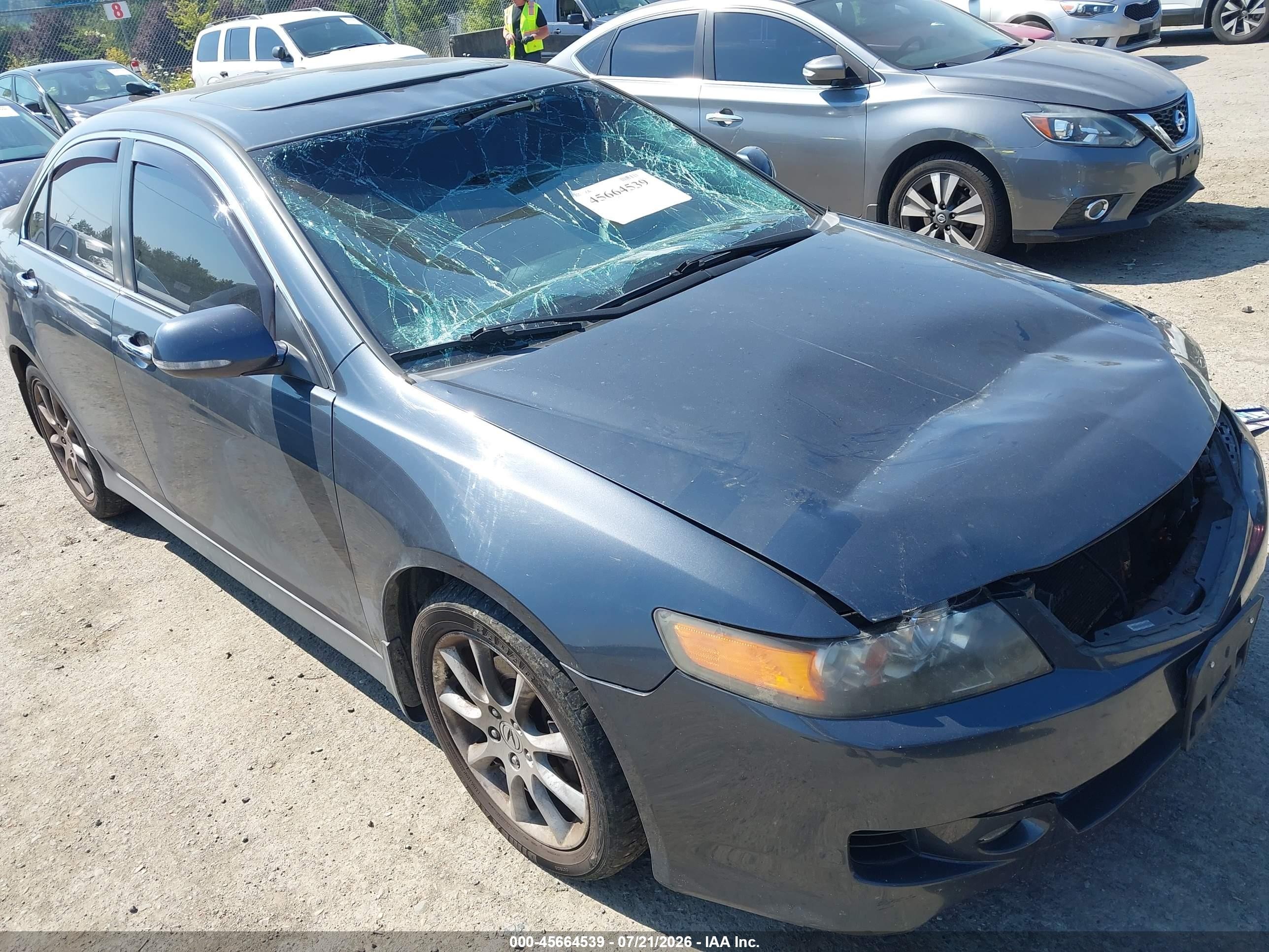 2006 Acura Tsx   Gray vin: JH4CL96936C033370
