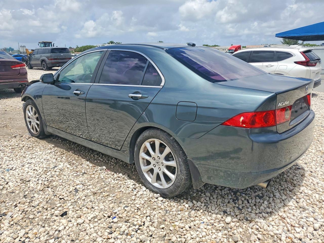 2007 Acura Tsx Gray vin: JH4CL96937C004582