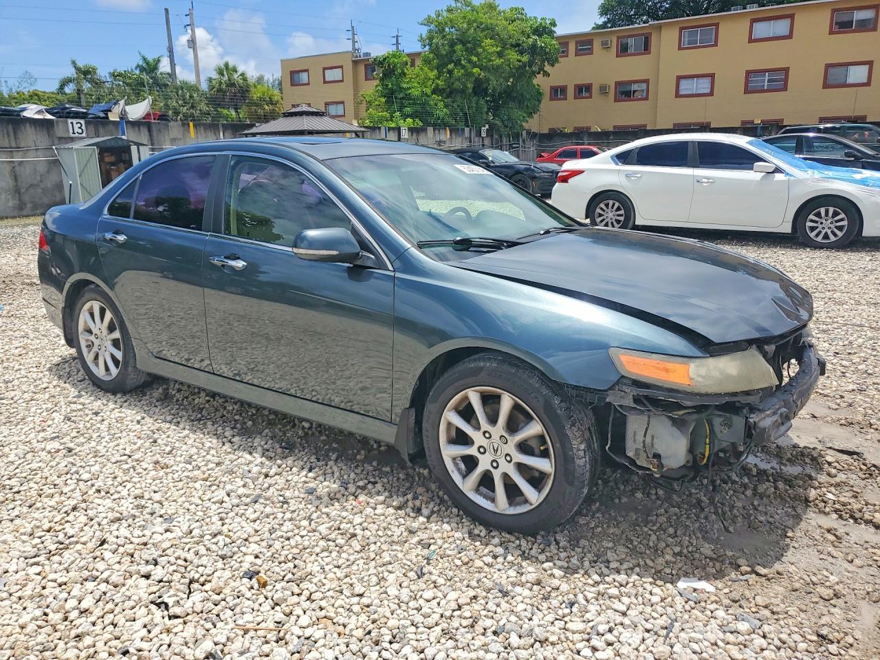 2007 Acura Tsx Gray vin: JH4CL96937C004582