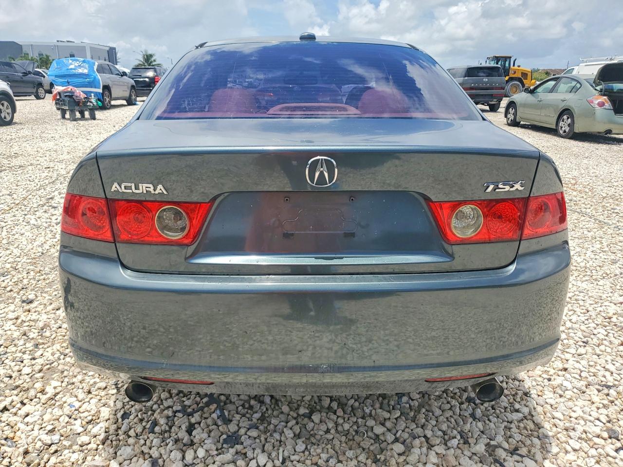 2007 Acura Tsx Gray vin: JH4CL96937C004582