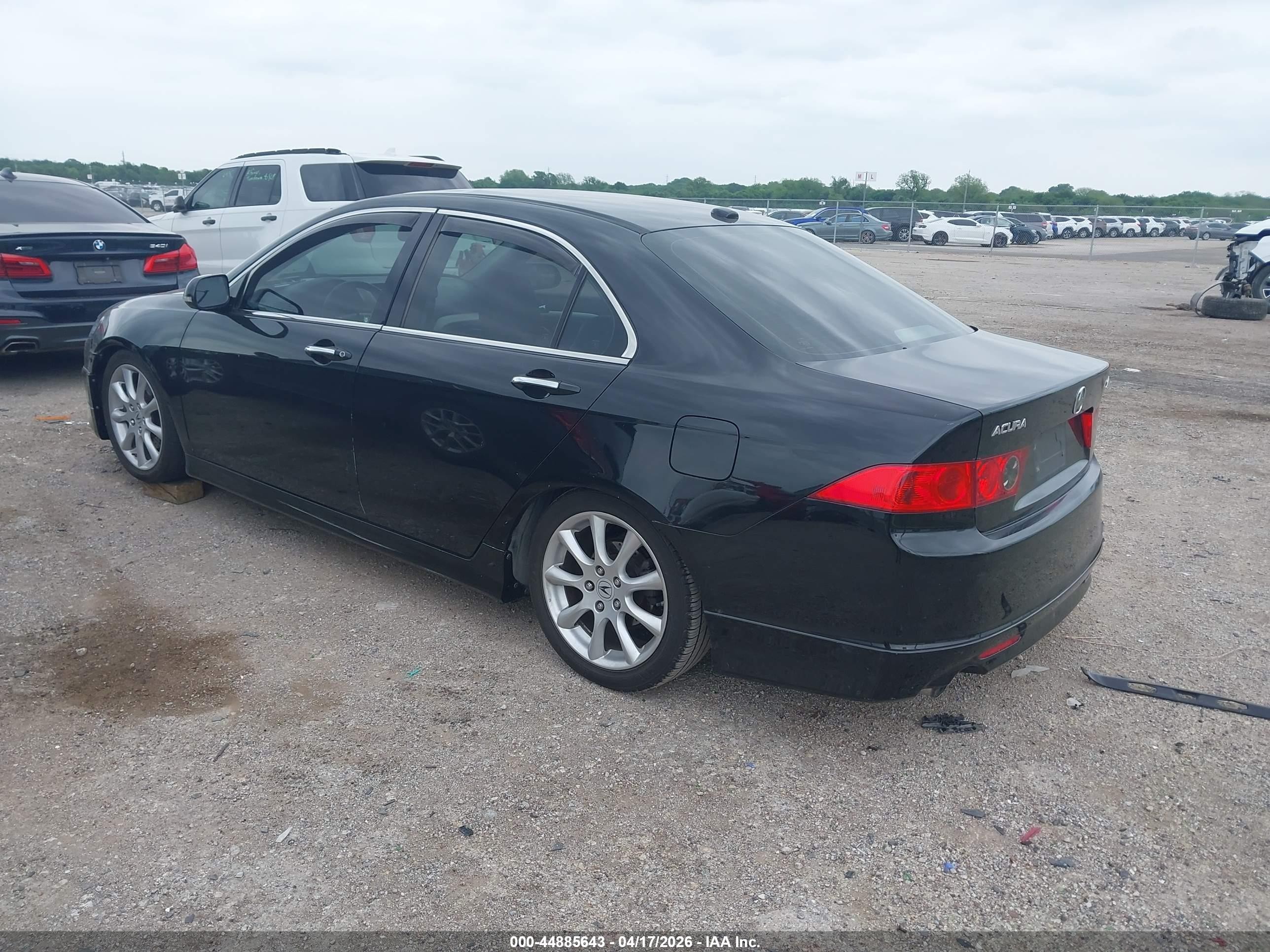 2007 Acura Tsx   Black vin: JH4CL96937C010883
