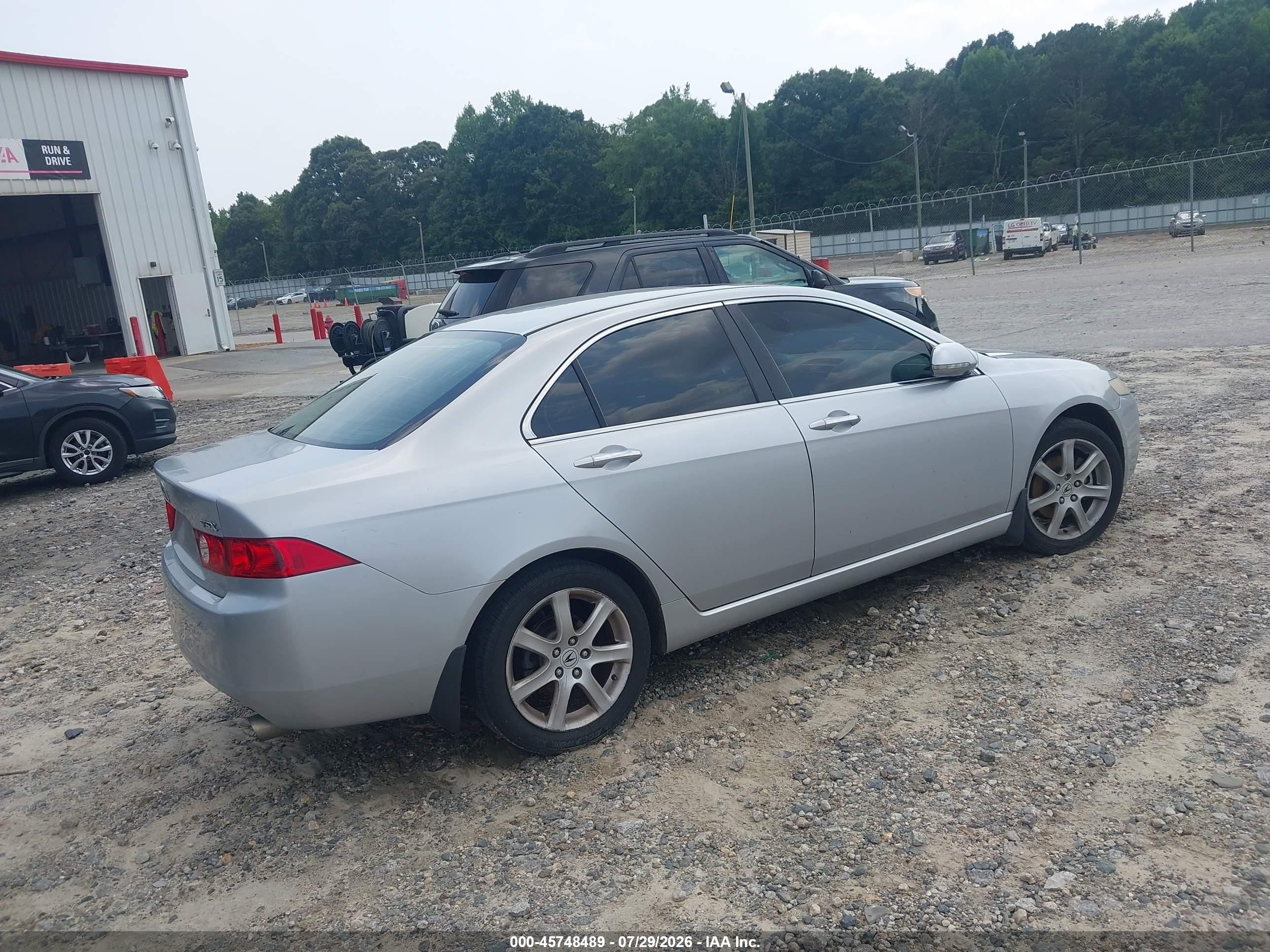 2004 Acura Tsx Silver vin: JH4CL96944C034444