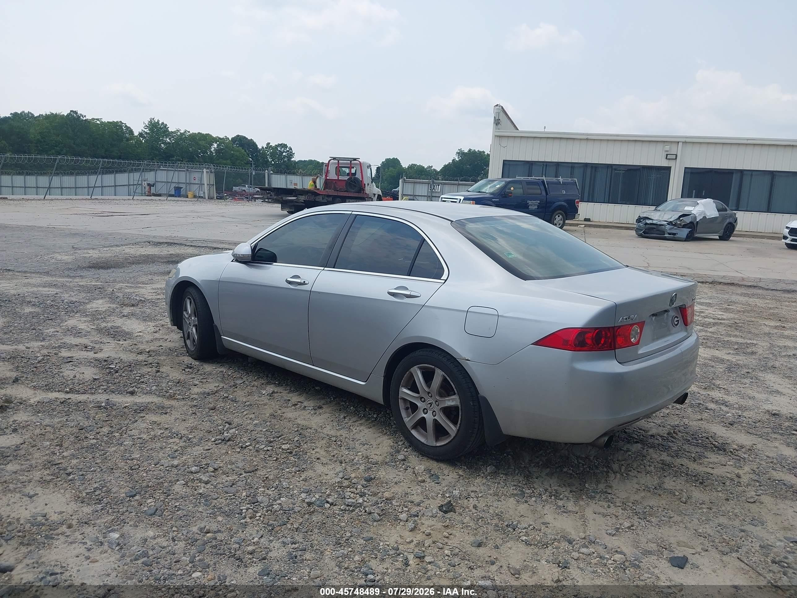2004 Acura Tsx Silver vin: JH4CL96944C034444